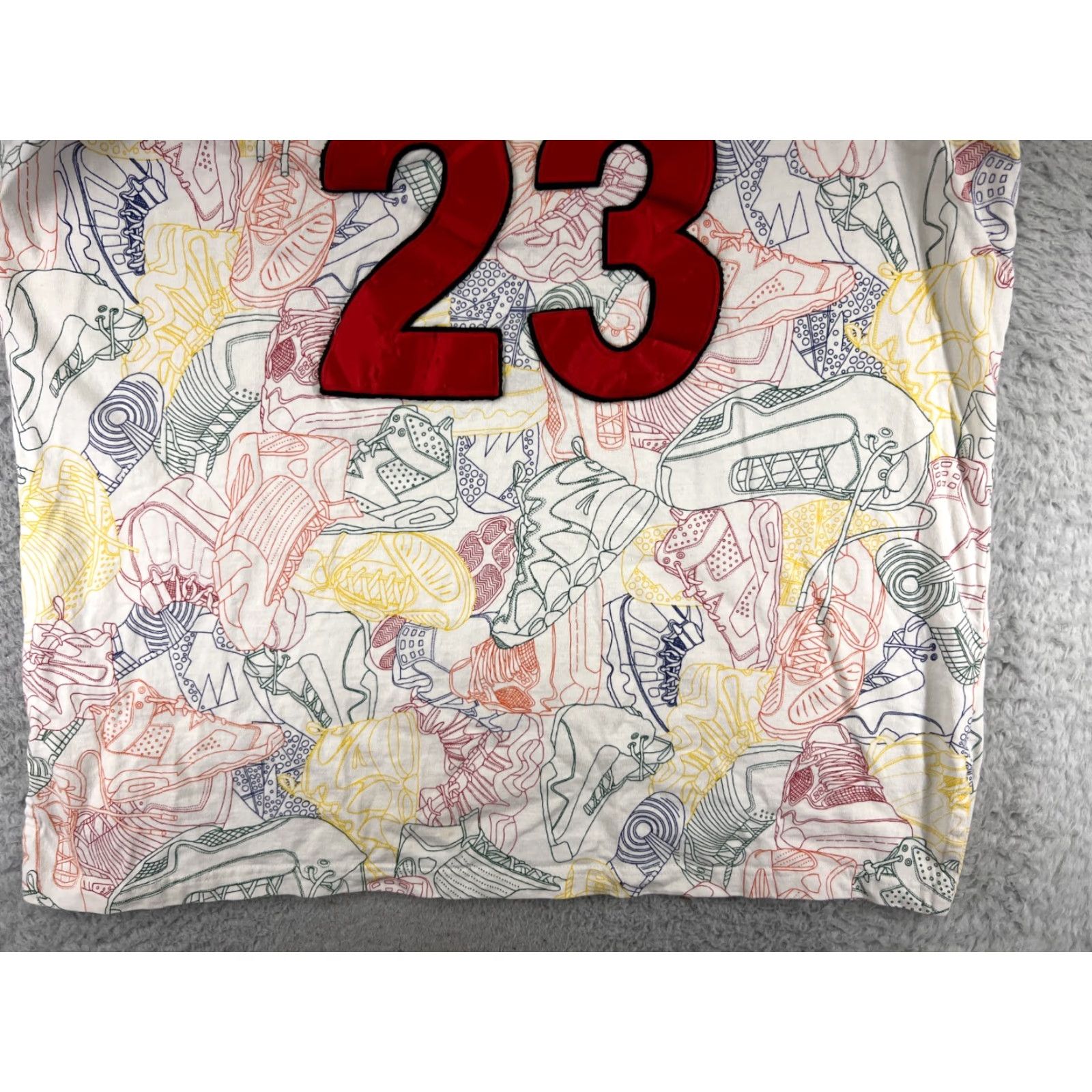 Billabong VINTAGE SMX Jersey Adult XL White #23 Jordan Shoes Sneaker Collector Dunk Shirt Men California Hawaiian 90s Mens Size US XL / EU 56 / 4 - 7 Thumbnail