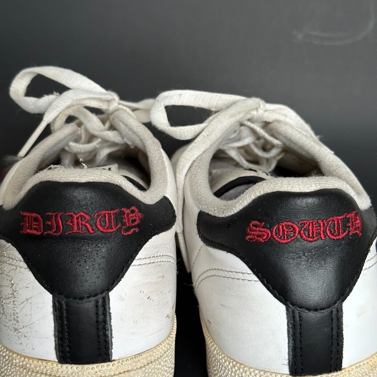 Reebok REEBOK "soulja" Classic White Leather w/Blue Mens Sz10 *RARE Size US 10 / EU 43 - 9 Thumbnail
