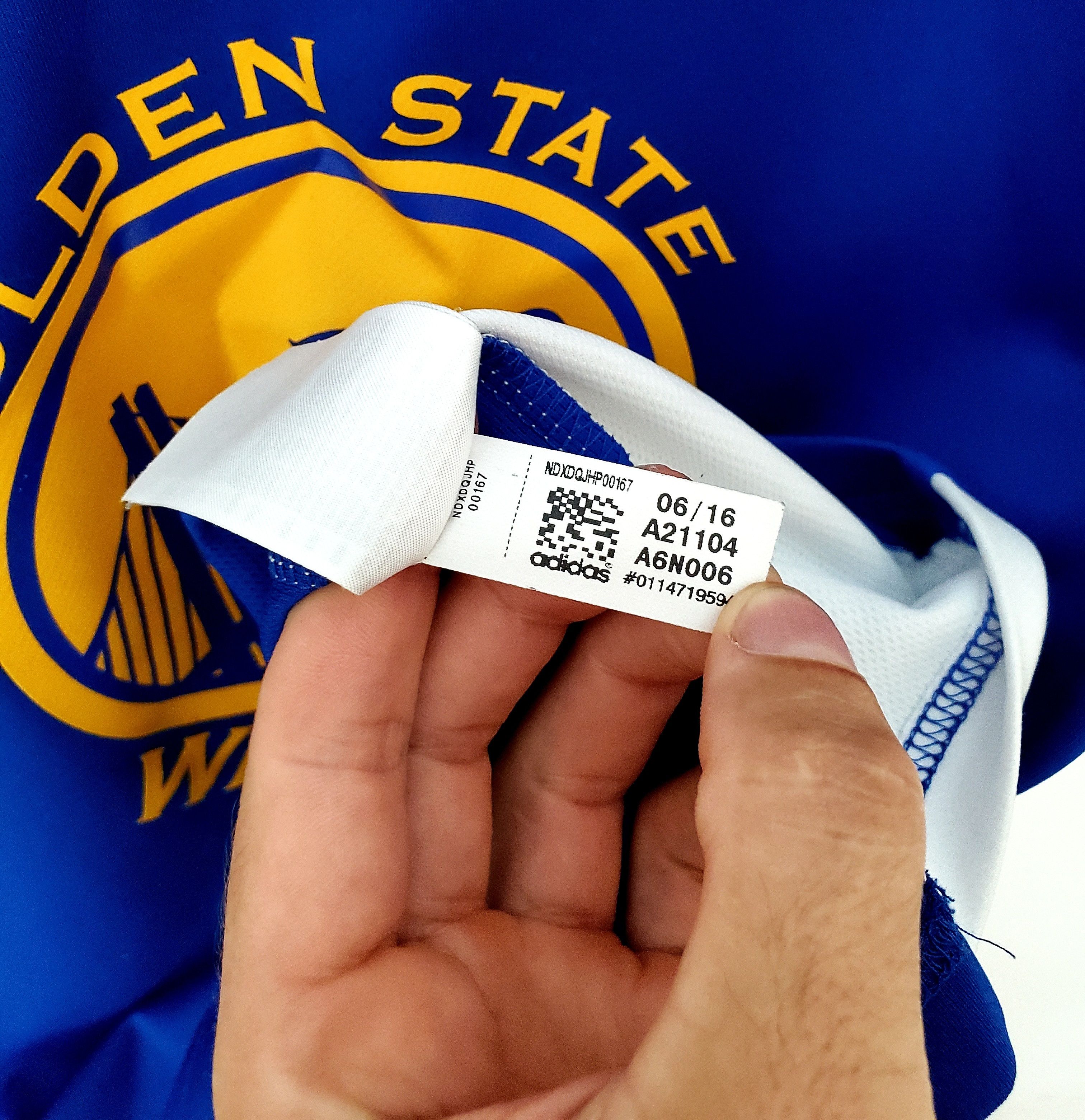 Adidas Adidas Golden State Warriors Stephen Curry NBA Jersey M Size US M / EU 48-50 / 2 - 7 Thumbnail