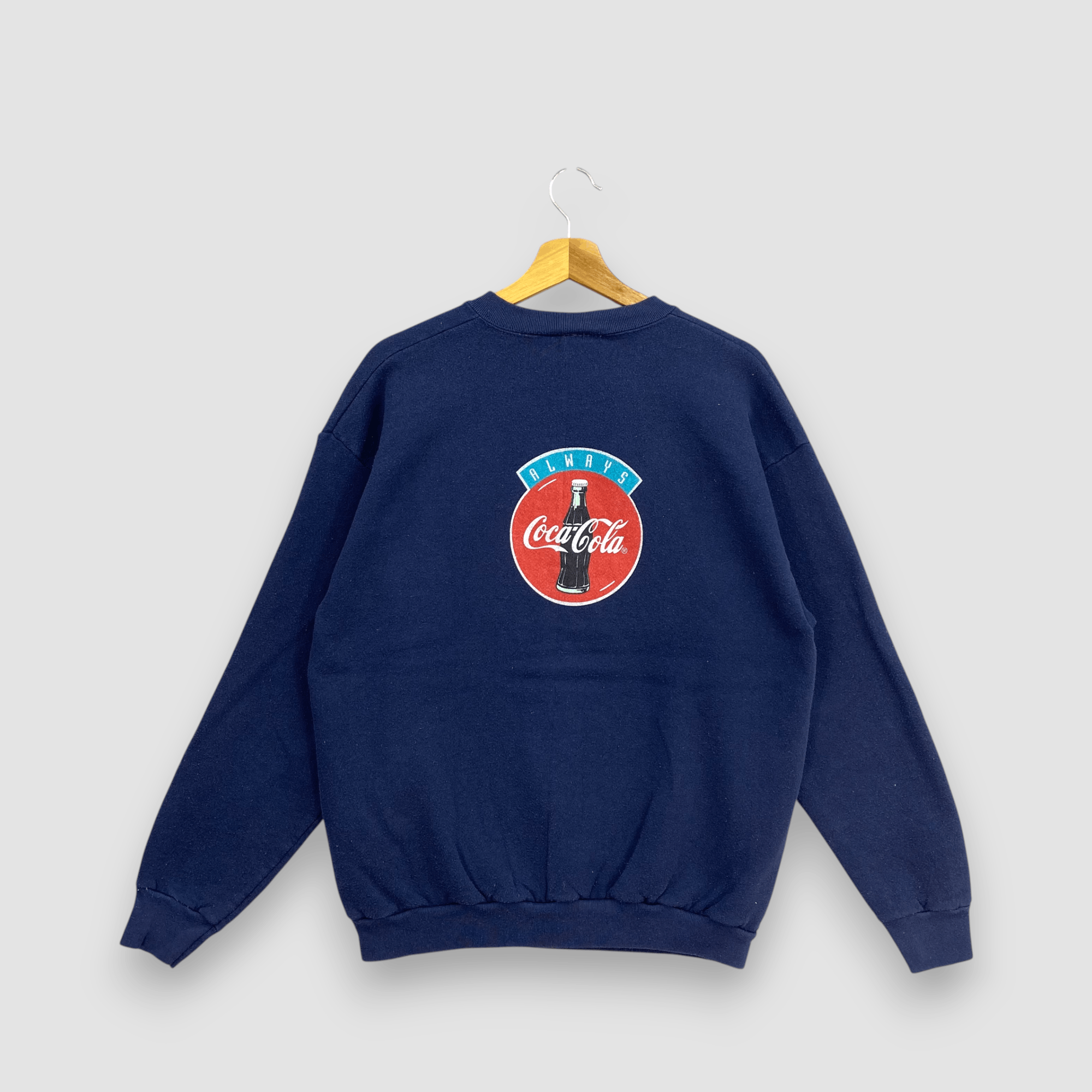Coca Cola Vintage 90s Coca-Cola Sweatshirt Polar Bear Jumper Coke USA Size US M / EU 48-50 / 2 - 2 Thumbnail