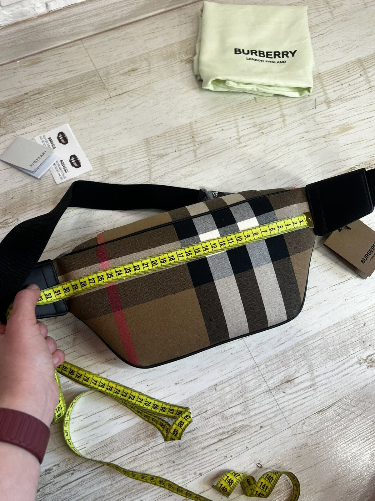 Burberry Burberry Sonny Nova Check Bum Bag Fanny Pack Unisex Belt Bag Size ONE SIZE - 7 Thumbnail