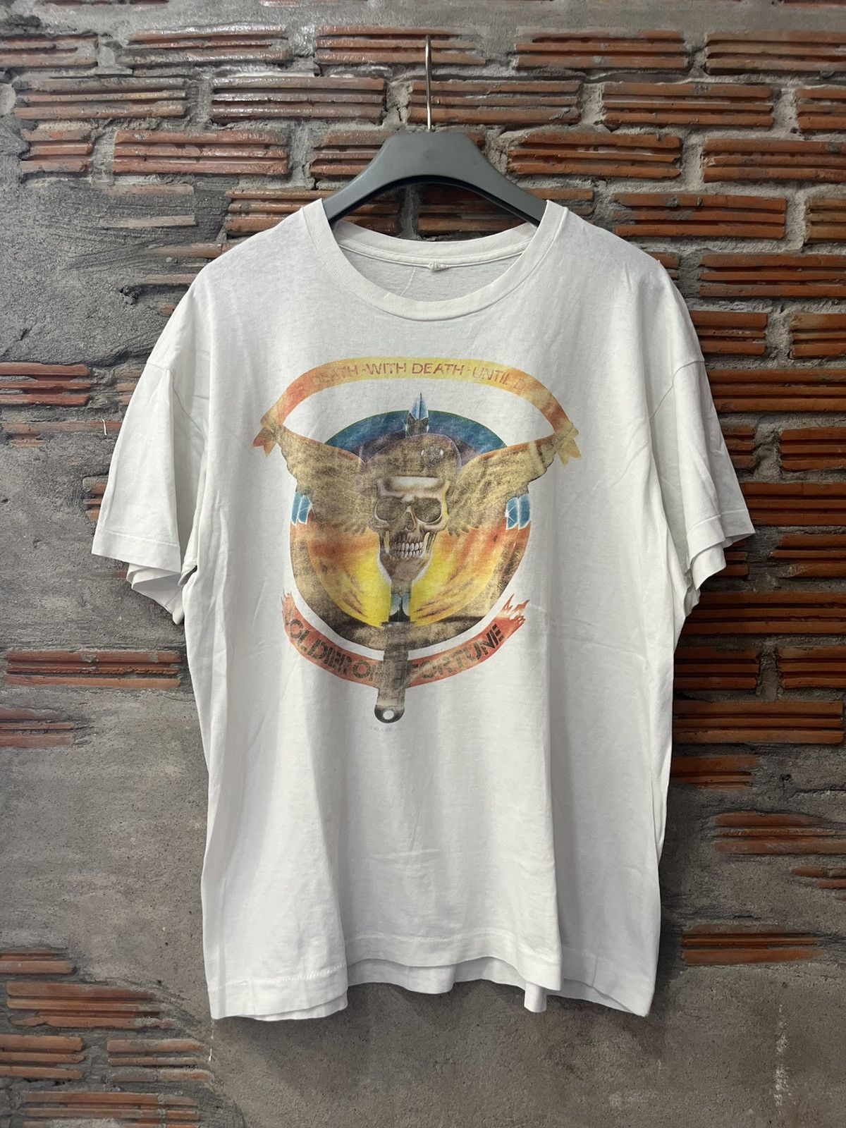 Vintage Vintage SOLDIER OF FORTUNE magazine 90’s Tshirt Size US XL / EU 56 / 4 - 2 Thumbnail