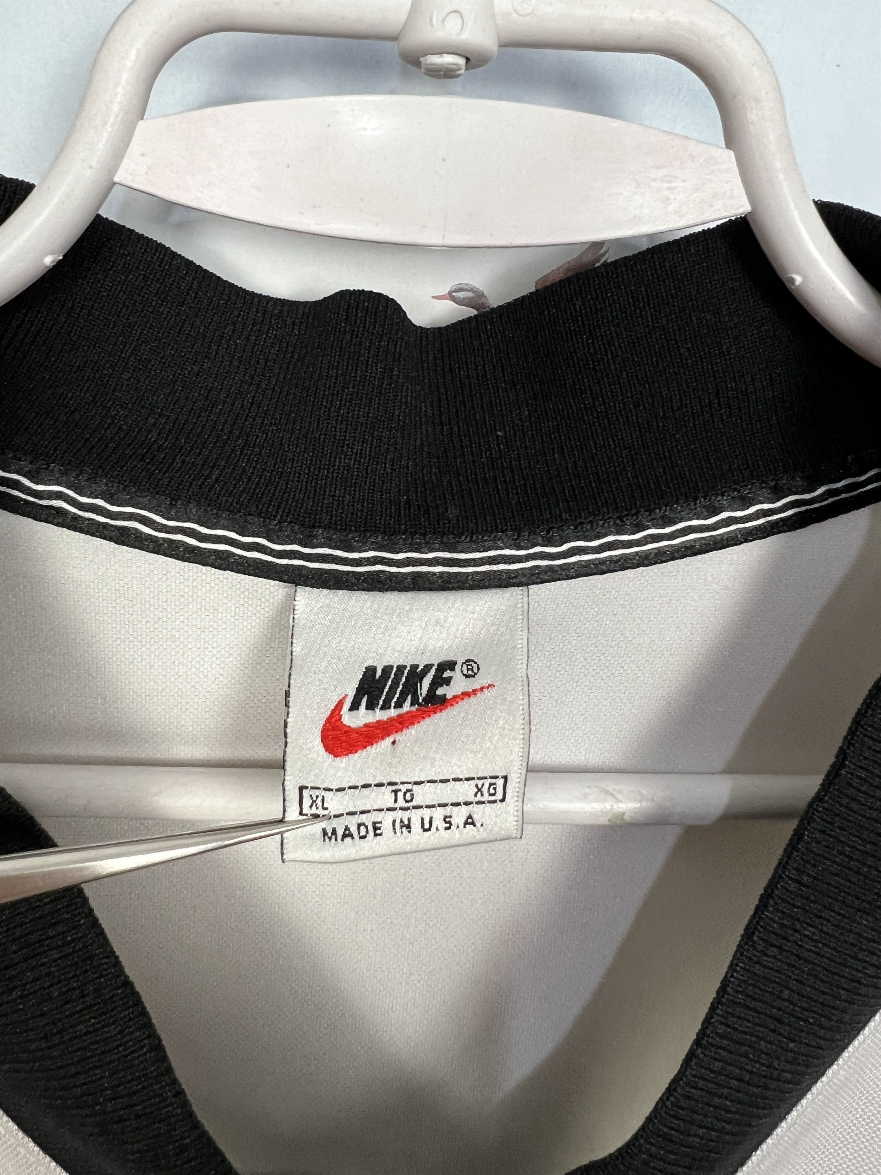 Nike Vintage 90's Nike Poland 1998 Train Player Issue Shirt #5 Size US XL / EU 56 / 4 - 9 Thumbnail