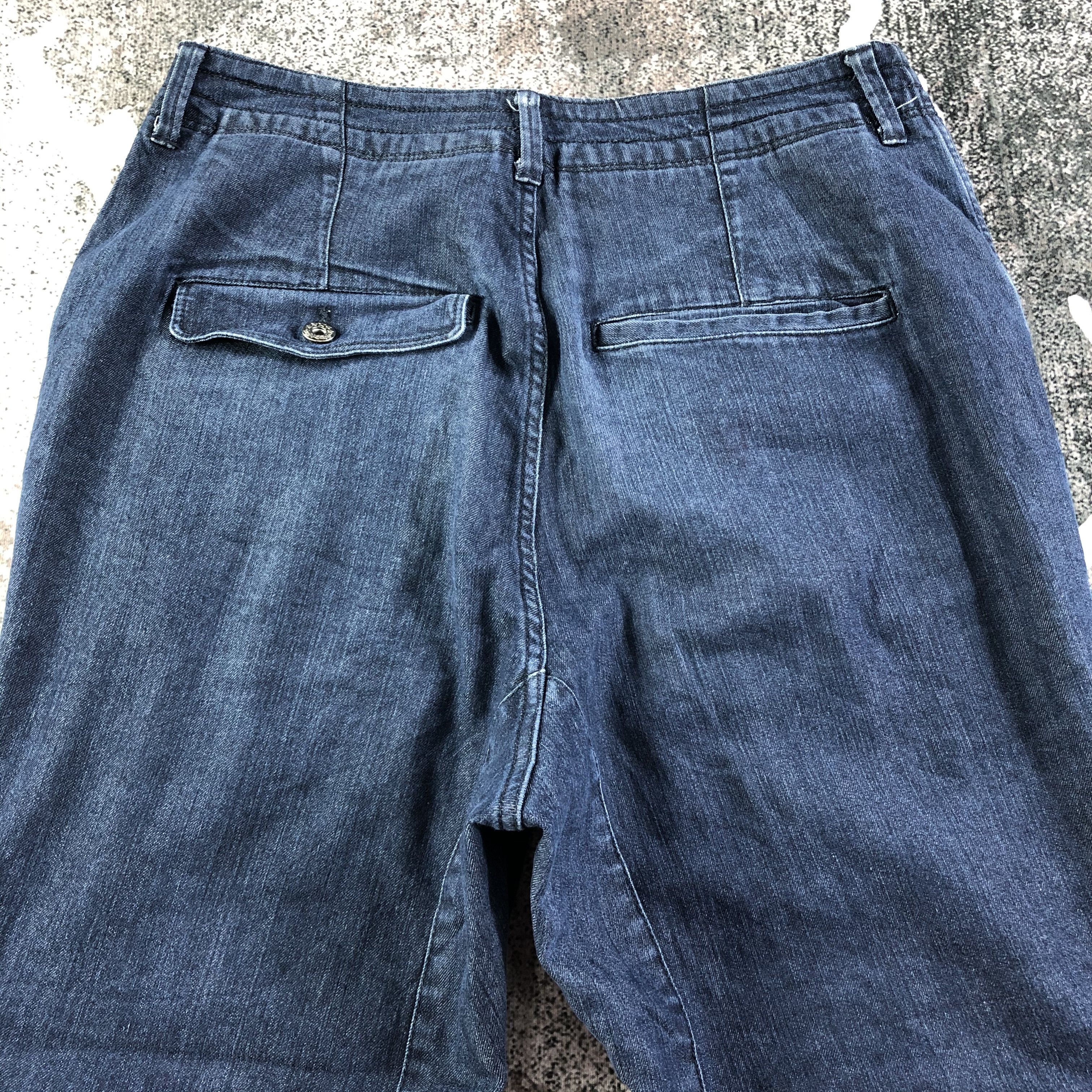 Japanese Brand Rage Blue Denim Double Pocket Baggy Denim KJ1563 Size US 32 / EU 48 - 4 Thumbnail