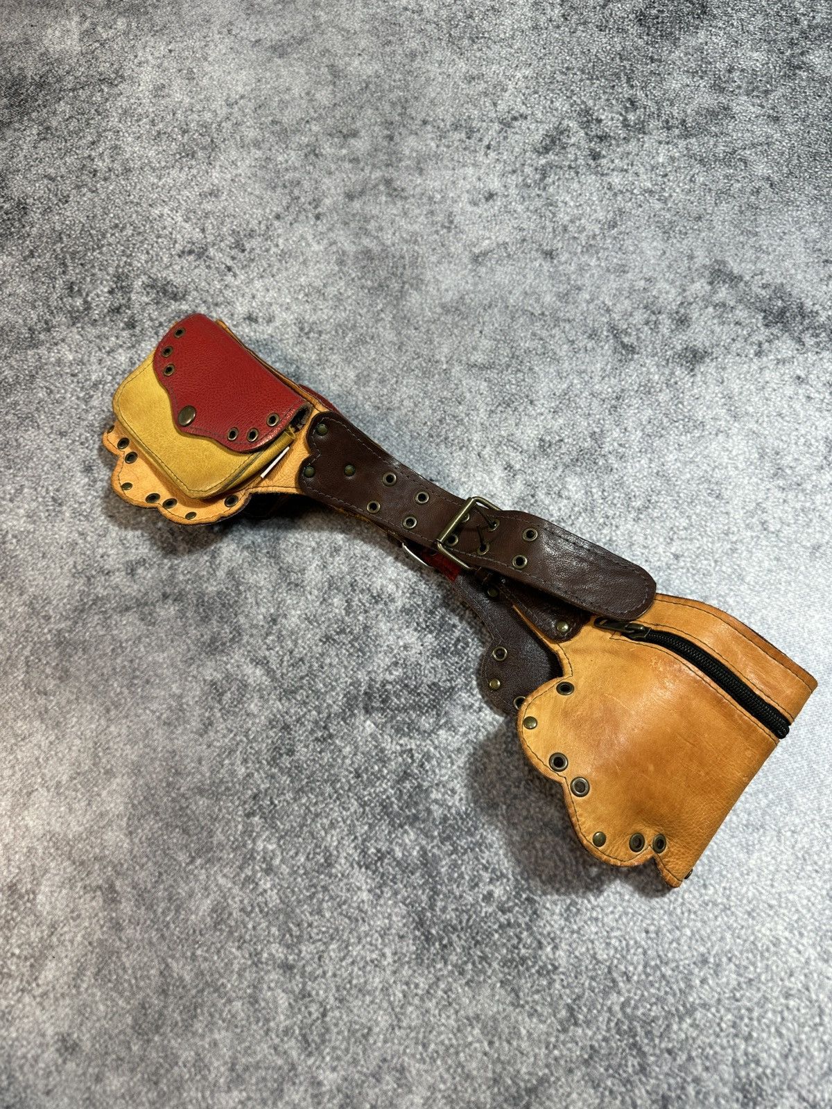 Cowboy Equipment Vintage USA Cowboy Pocket Belts Streetwear Style Leather Size ONE SIZE - 1 Thumbnail