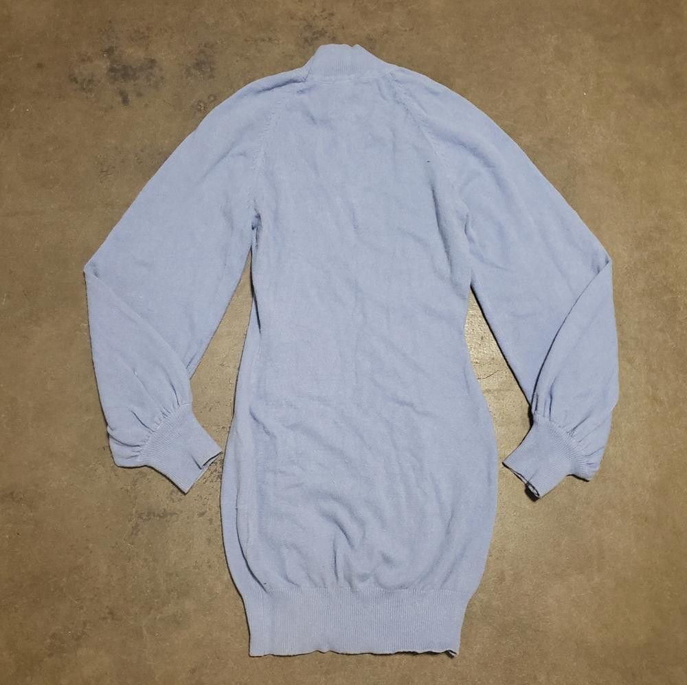 Designer Light Blue | EXLURA | Balloon Sleeve Mini Size S / US 4 / IT 40 - 2 Thumbnail