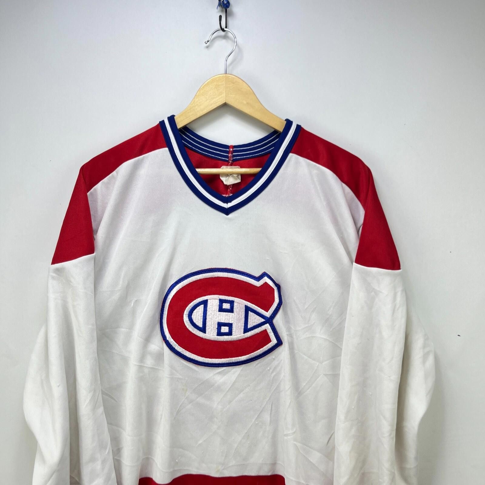 Ccm Vintage 90s Montreal Canadiens CCM Hockey Jersey #22 Large Size ONE SIZE - 2 Thumbnail