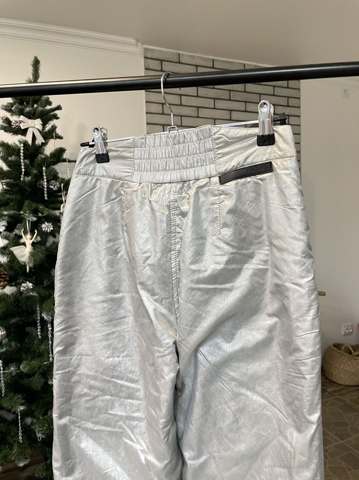 Prada Vintage Prada Red Tab Cosmic Astro Ski Pants Trousers Size 26" / US 2 / IT 38 - 16 Thumbnail