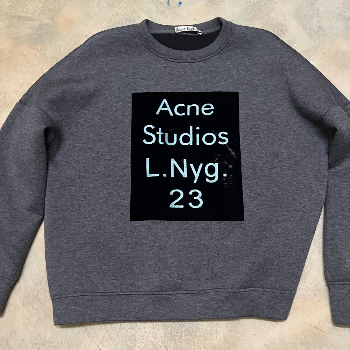 Acne Studios Acne Studios Big Logo Sweatshirt Size US L / EU 52-54 / 3 - 3 Thumbnail