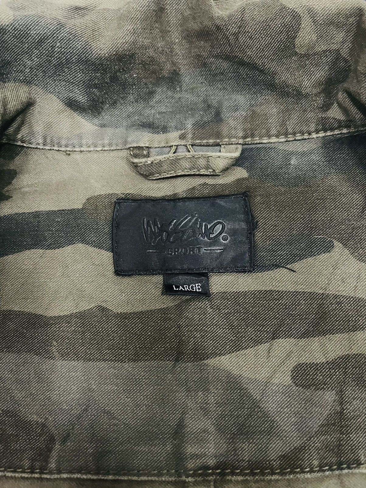 Mossimo Mossimo Sport Camo Design Button Up Jacket (12) Size US M / EU 48-50 / 2 - 3 Thumbnail