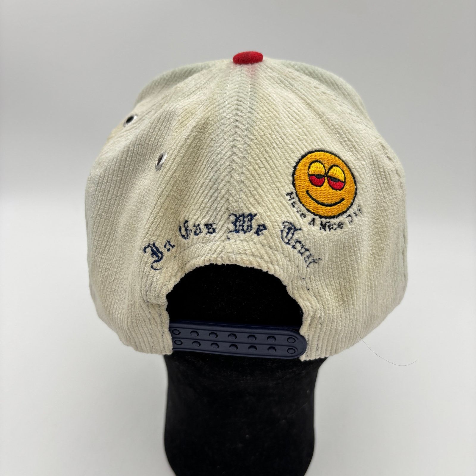 GAS Gas NYC Corduroy Dream Team Snapback In Gas We Trust Hat Size ONE SIZE - 4 Thumbnail