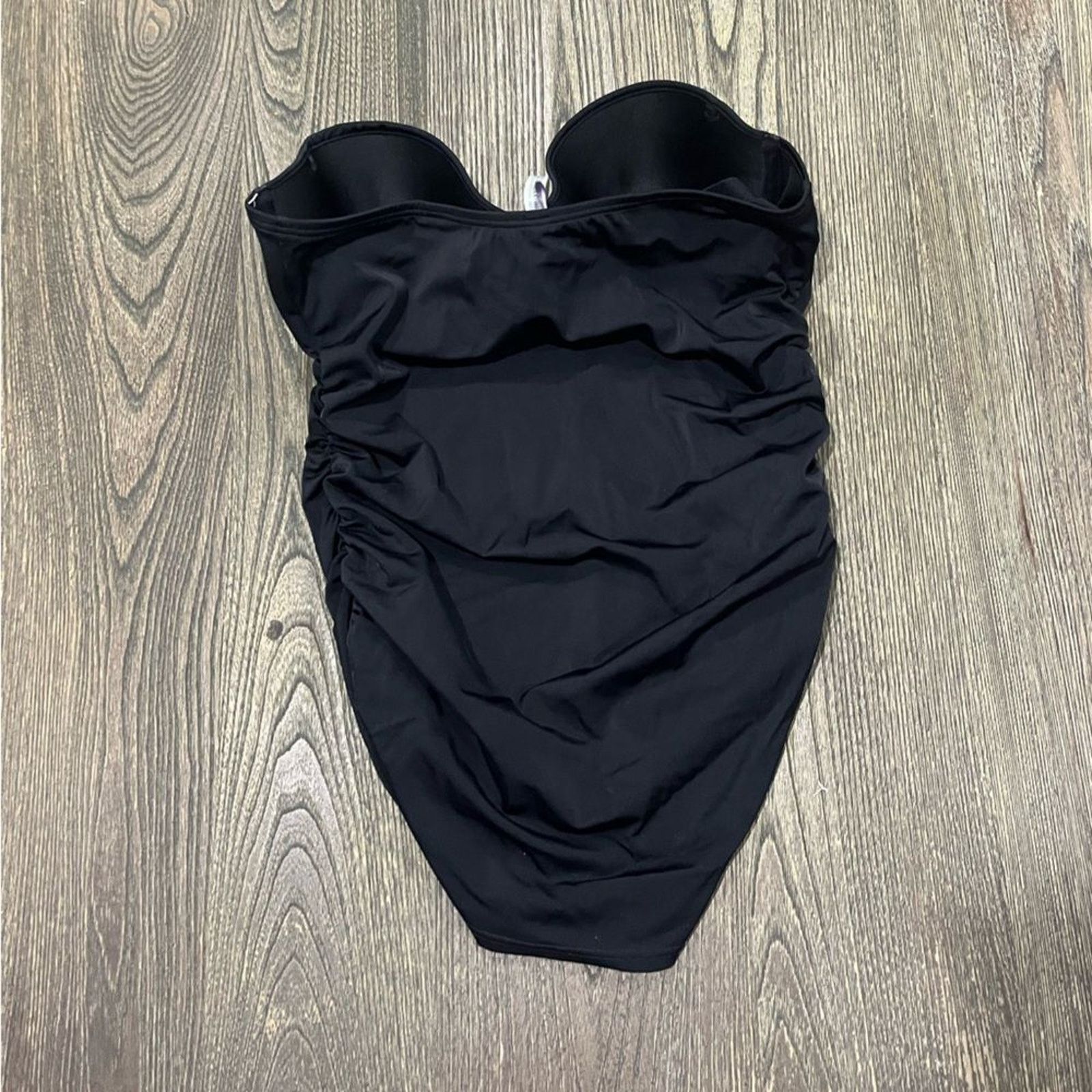Victoria's Secret NWOT Victoria’s Secret Swim Ruched Tankini Top Pushup 38B Size ONE SIZE - 4 Thumbnail