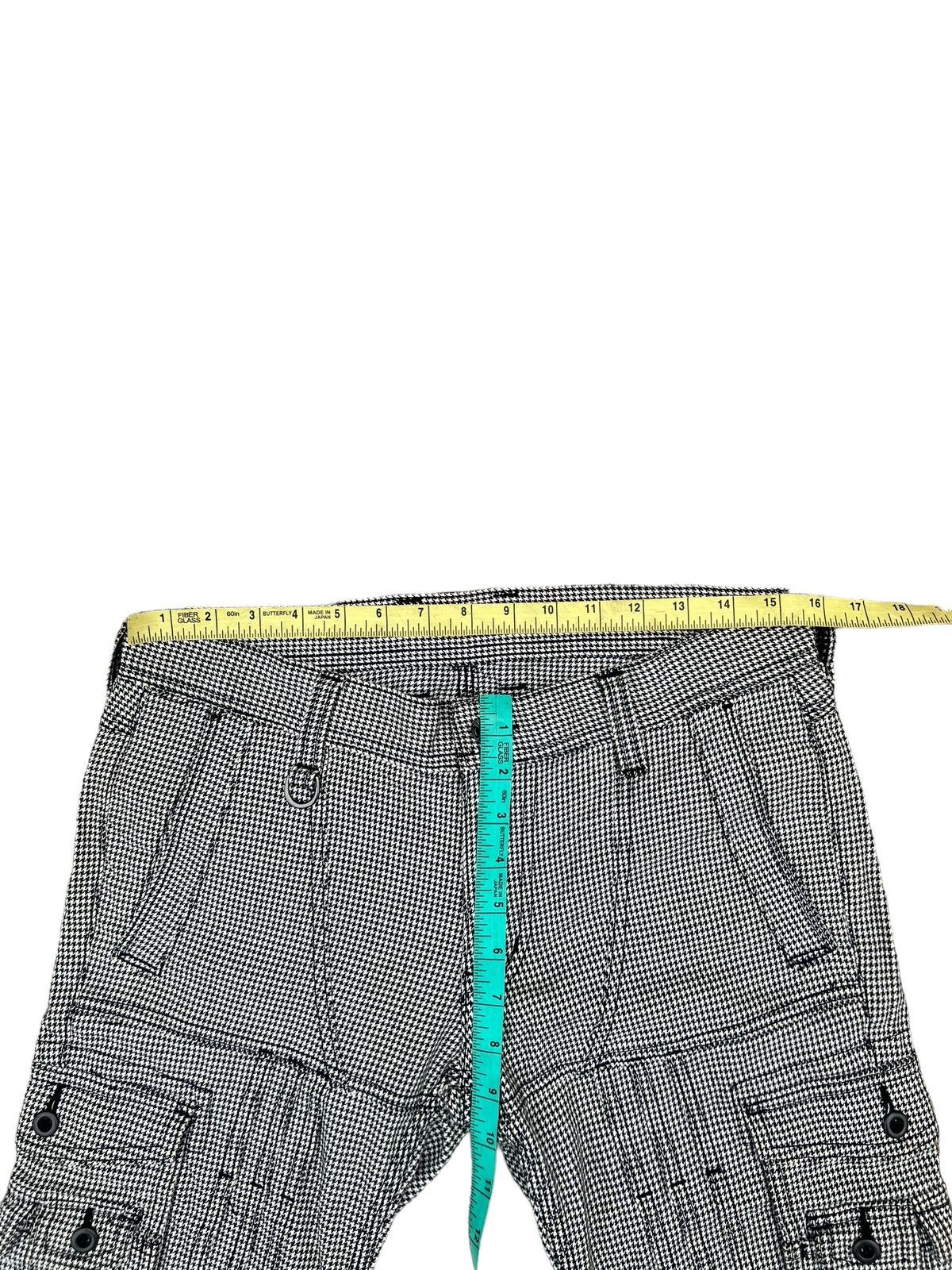 Nicole Club Nicole Hideaways Japan Houndstooth Flare Cargo Trouser Size US 30 / EU 46 - 3 Thumbnail