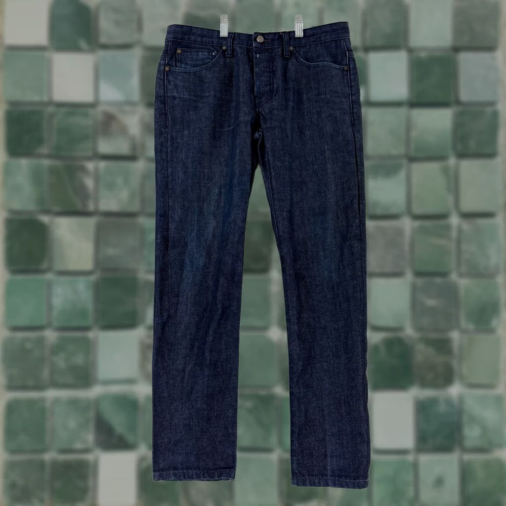 Ted Baker Ted Baker Jeans Mens Size 30 Blue Denim Dark Wash Slim Straight Casual Designer Jeans Size US 30 / EU 46 - 1 Thumbnail