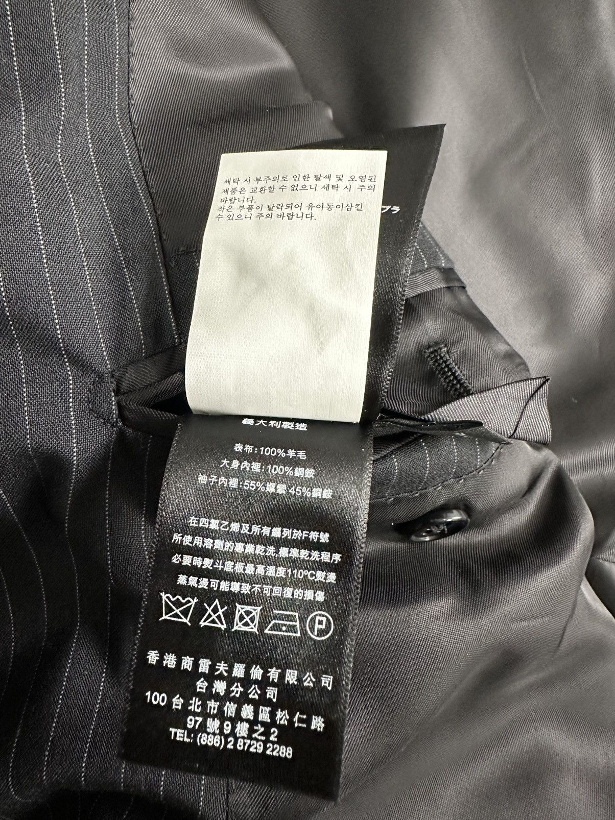 Ralph Lauren Black Label Ralph Lauren - Black Label - Austin 2B NT Pin Dot Stripes Size 42R - 15 Thumbnail