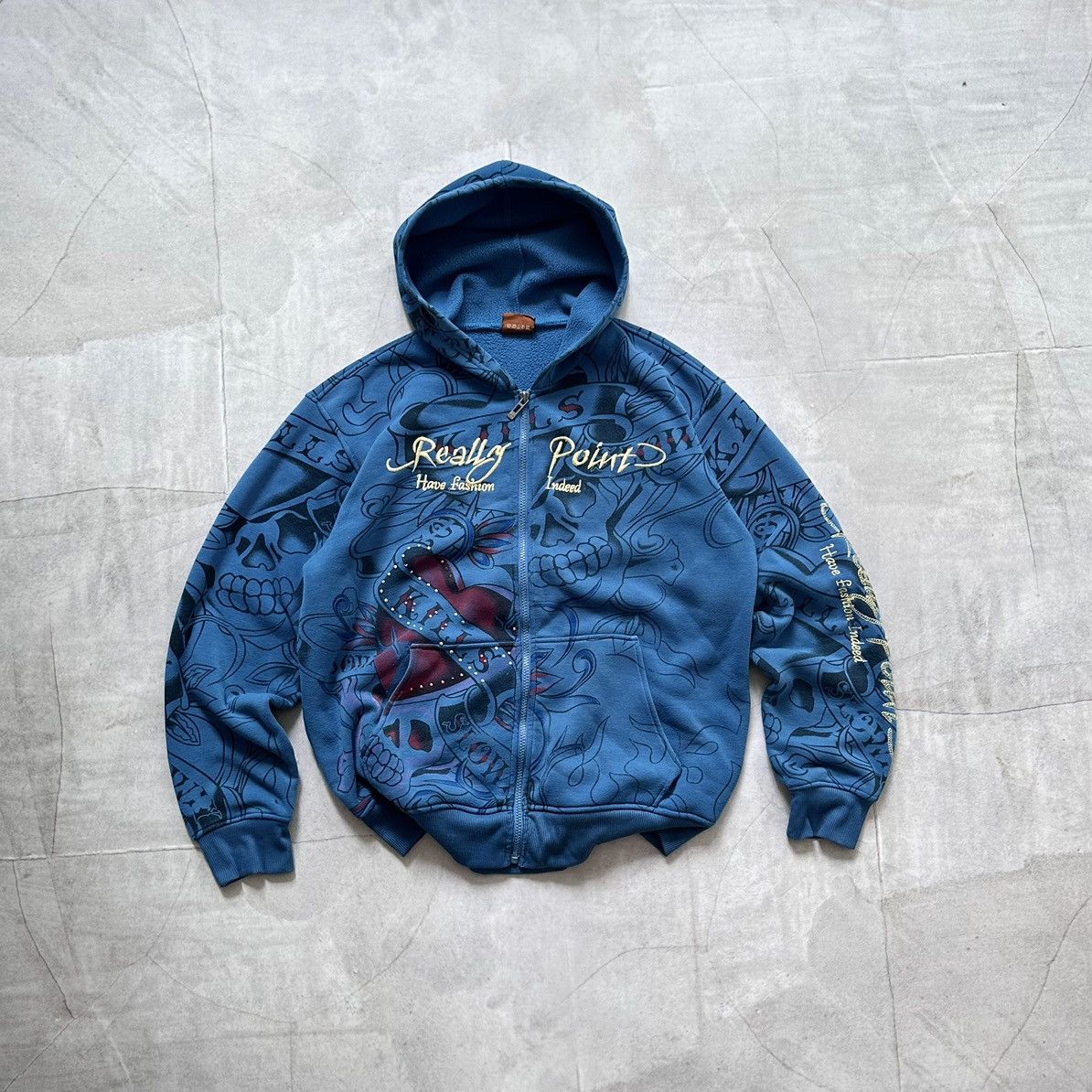 Ed Hardy × Hysteric Glamour × True Religion Y2K Really Point Ed Hardy ...