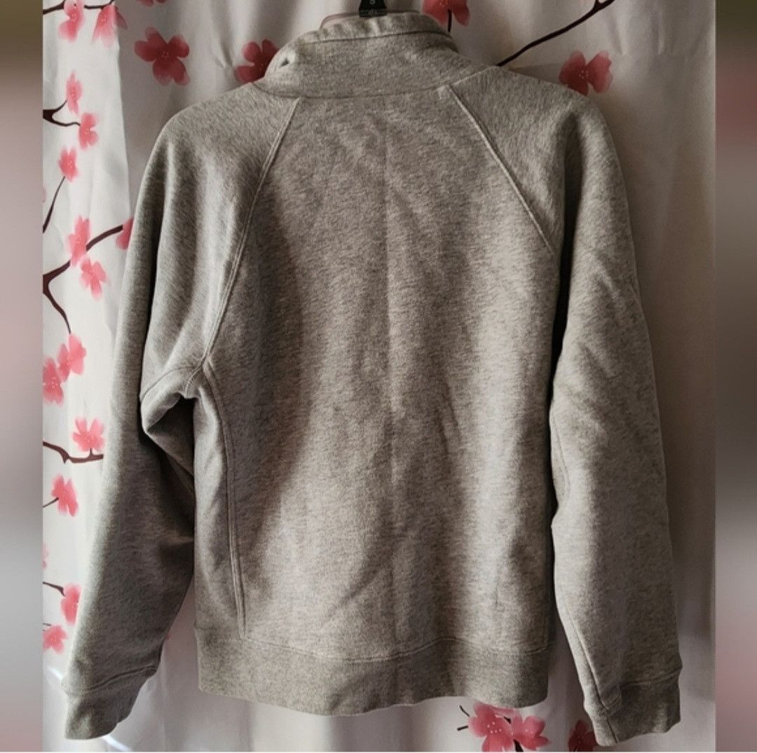 Gap GAP Boy's Gray Thermal Collared Sweatshirt Zip Up XXL Size US XXS / EU 40 - 2 Thumbnail