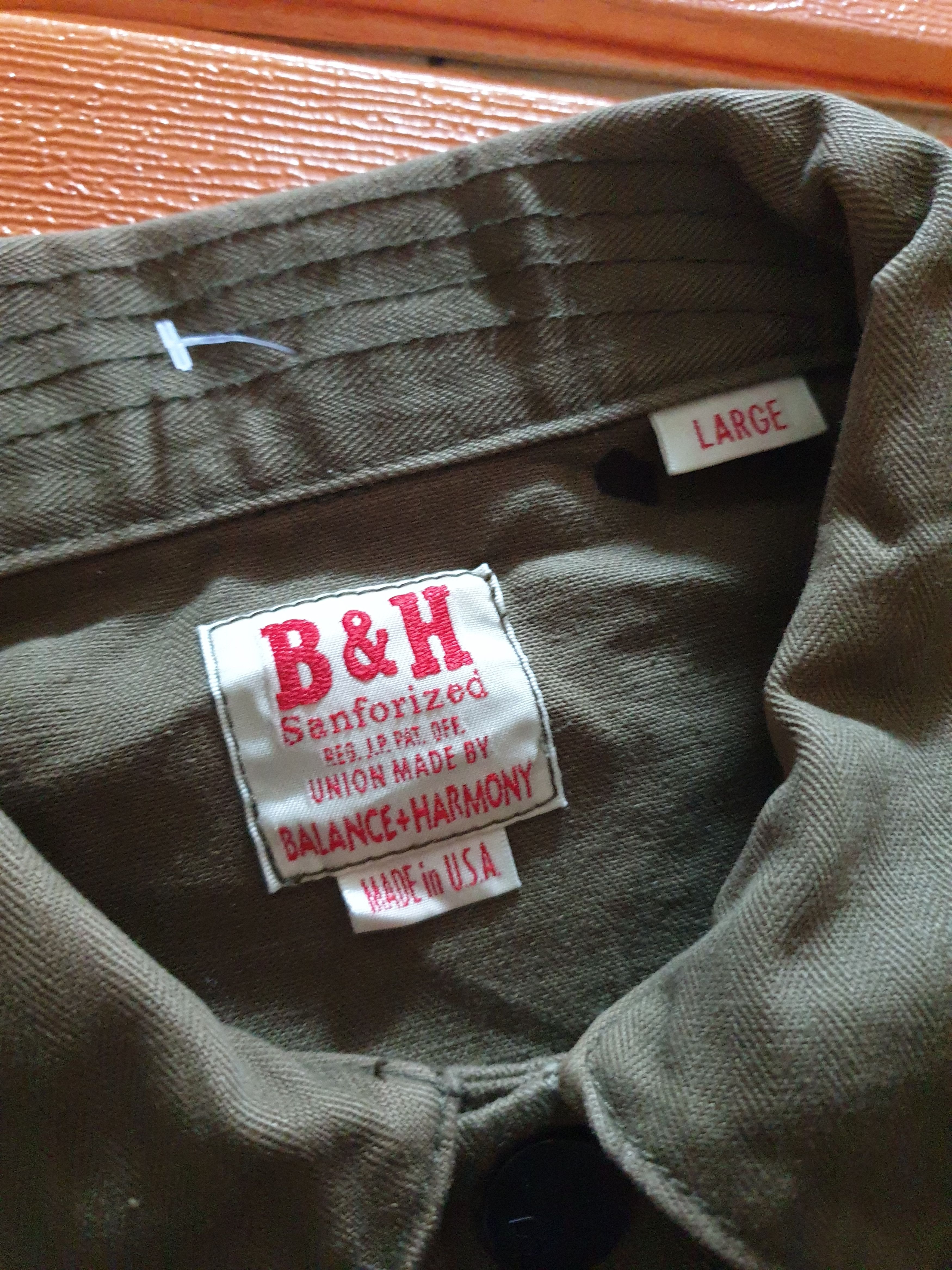 Japanese Brand Balance+harmony union made military shirt Size US M / EU 48-50 / 2 - 2 Thumbnail