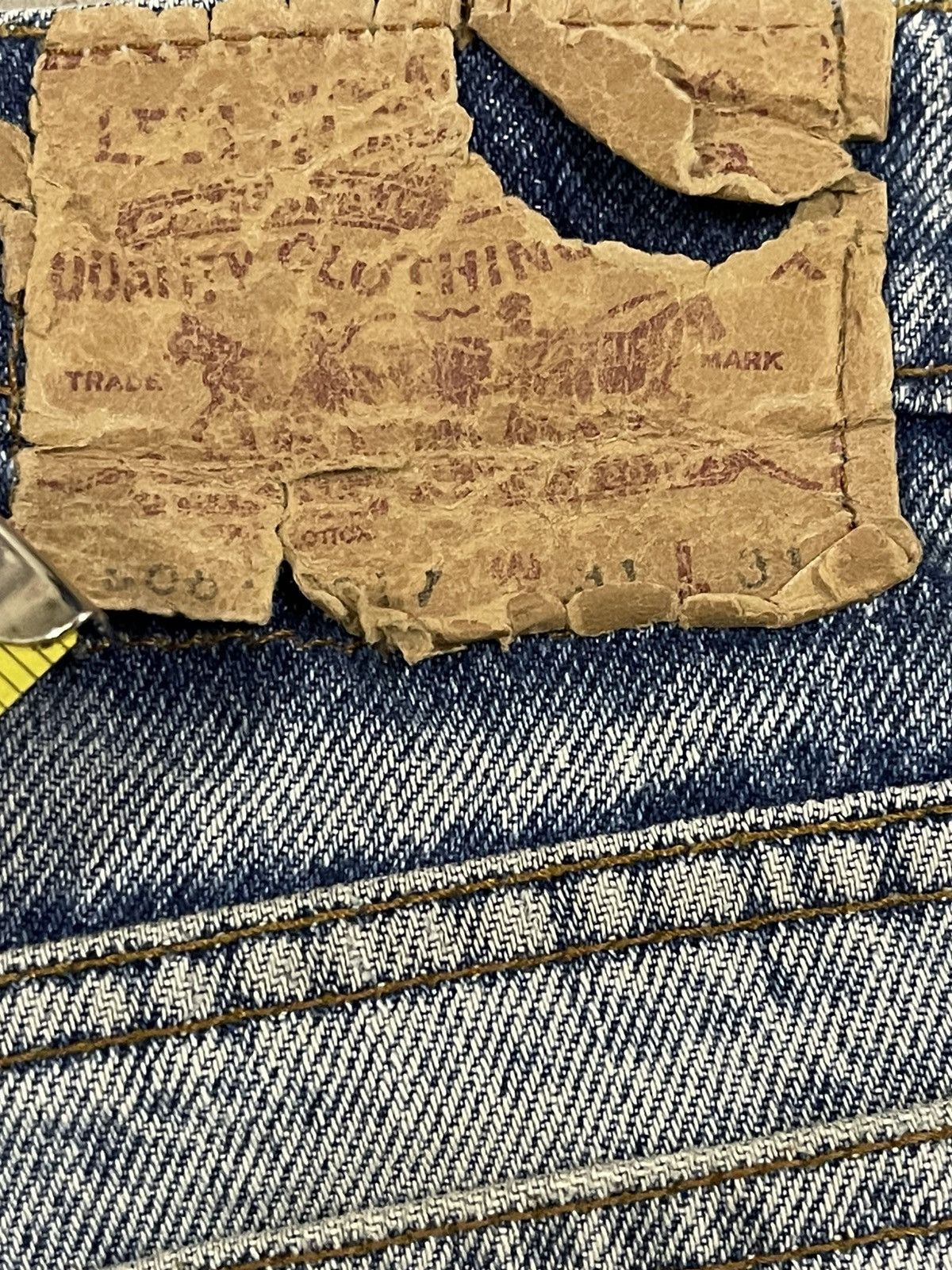 Levi's Vintage 90s Levis 501 Classic Blue Washed Style Jeans Size US 29 - 7 Thumbnail