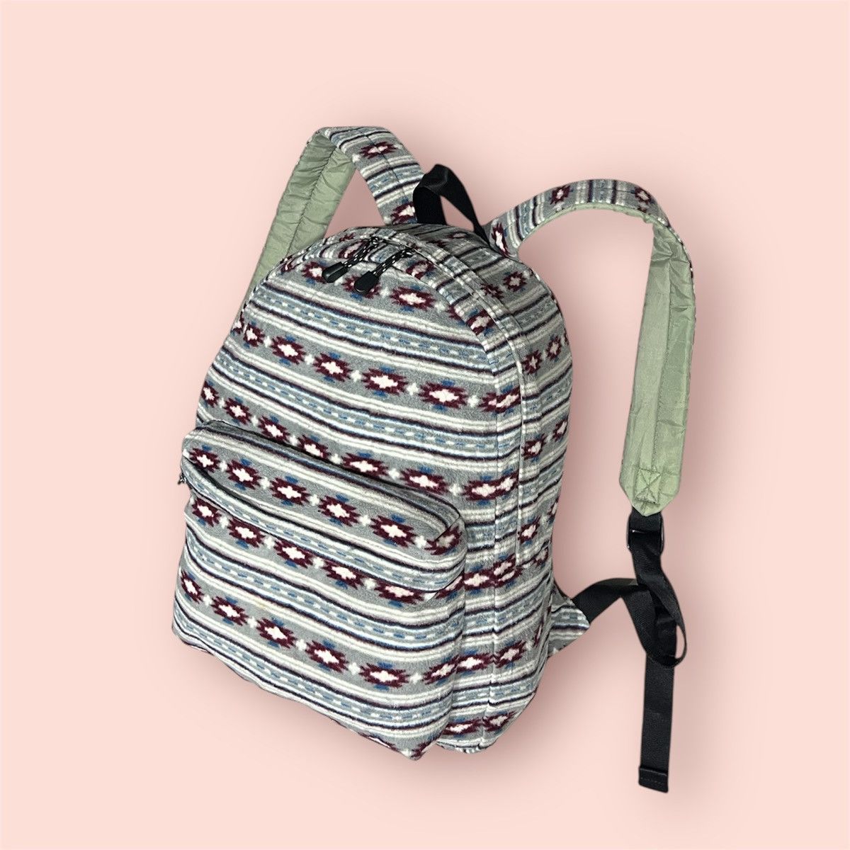Japanese Brand VINTAGE UNIQLO MICRO FLEECE NORDIC NATIVE BACKPACK/DAYPACK Size ONE SIZE - 16 Thumbnail