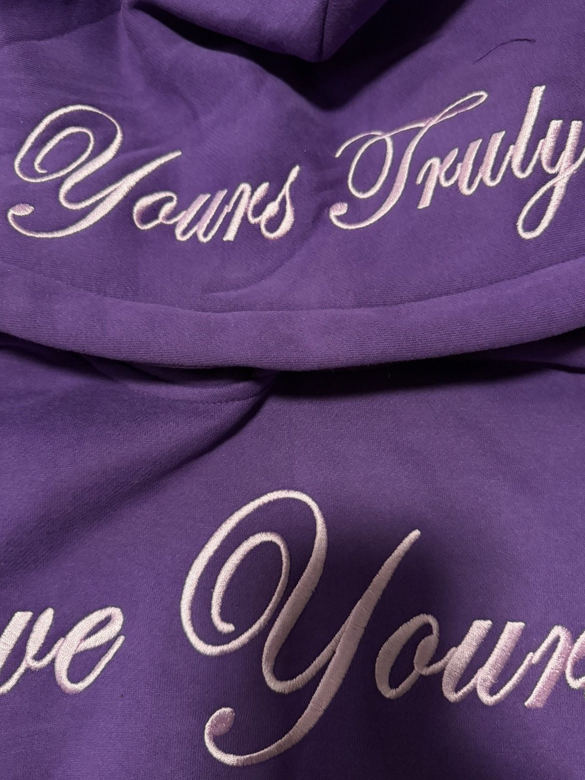 Other Yours Truly Phora Collab “Love Yourself” Purple Hoodie Size US M / EU 48-50 / 2 - 5 Thumbnail