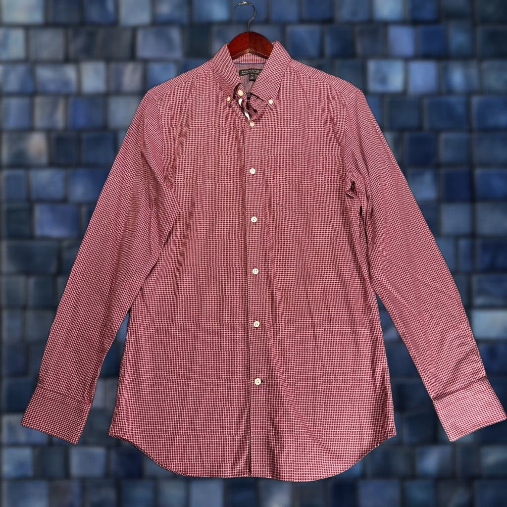 Banana Republic Banana Republic Slim Fit Dress Shirt Blue White Stripe  Men's M | Grailed