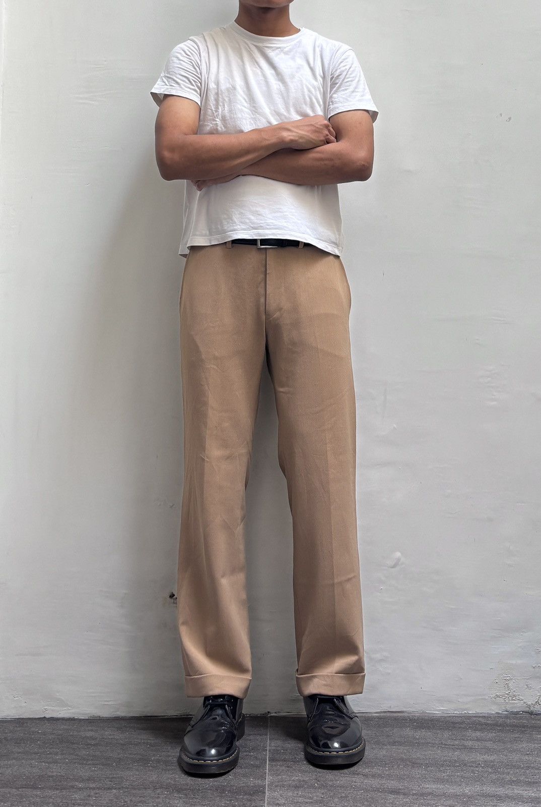 Junya Watanabe FREE TAX! 2000s Straight Cuffed Trousers Size US 29 - 1 Thumbnail