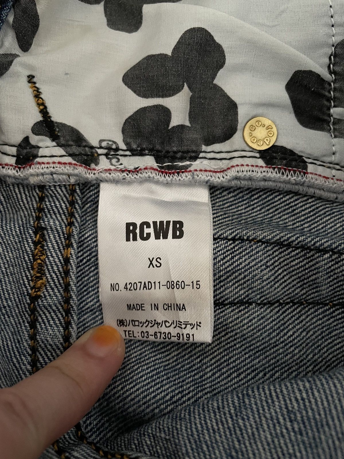 Japanese Brand × Vintage Vintage Japanese Brand Rodeo Crowns Patchwork Jeans 1990s Size US 30 / EU 46 - 10 Thumbnail