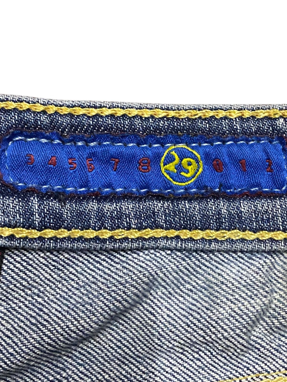 If Six Was Nine Rare Vintage Adriano Goldschmied Distressed Flare Jeans Size US 32 / EU 48 - 12 Thumbnail