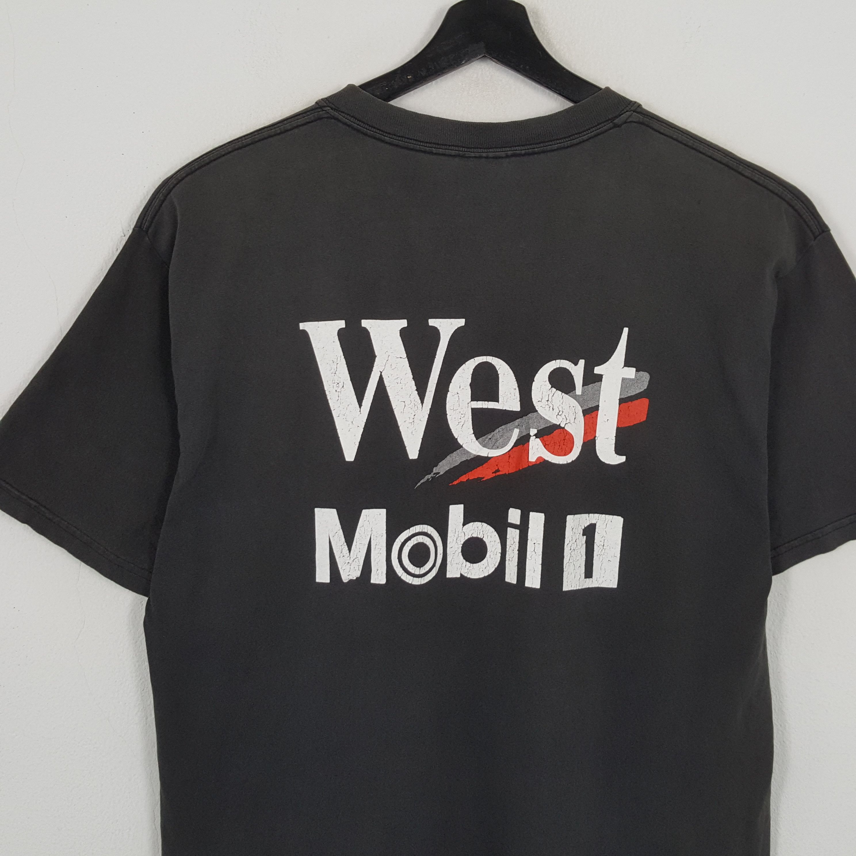 Vintage WEST MOBILE 1 Racing Motorsports Vintage Tshirt Size US L / EU 52-54 / 3 - 2 Thumbnail