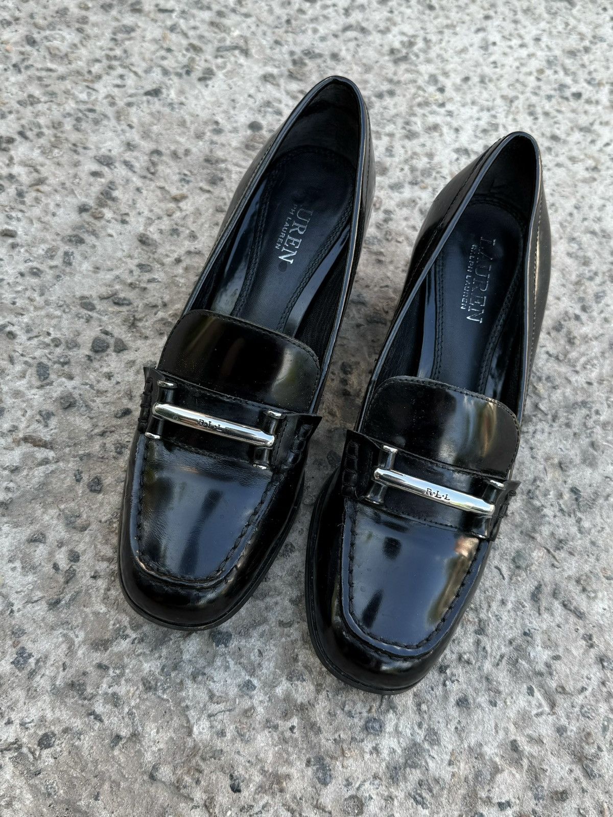 RRL Ralph Lauren Ralph Lauren Y2K Polo Loafers Old Many Heels Prada Style Size US 9 / IT 39 - 4 Thumbnail