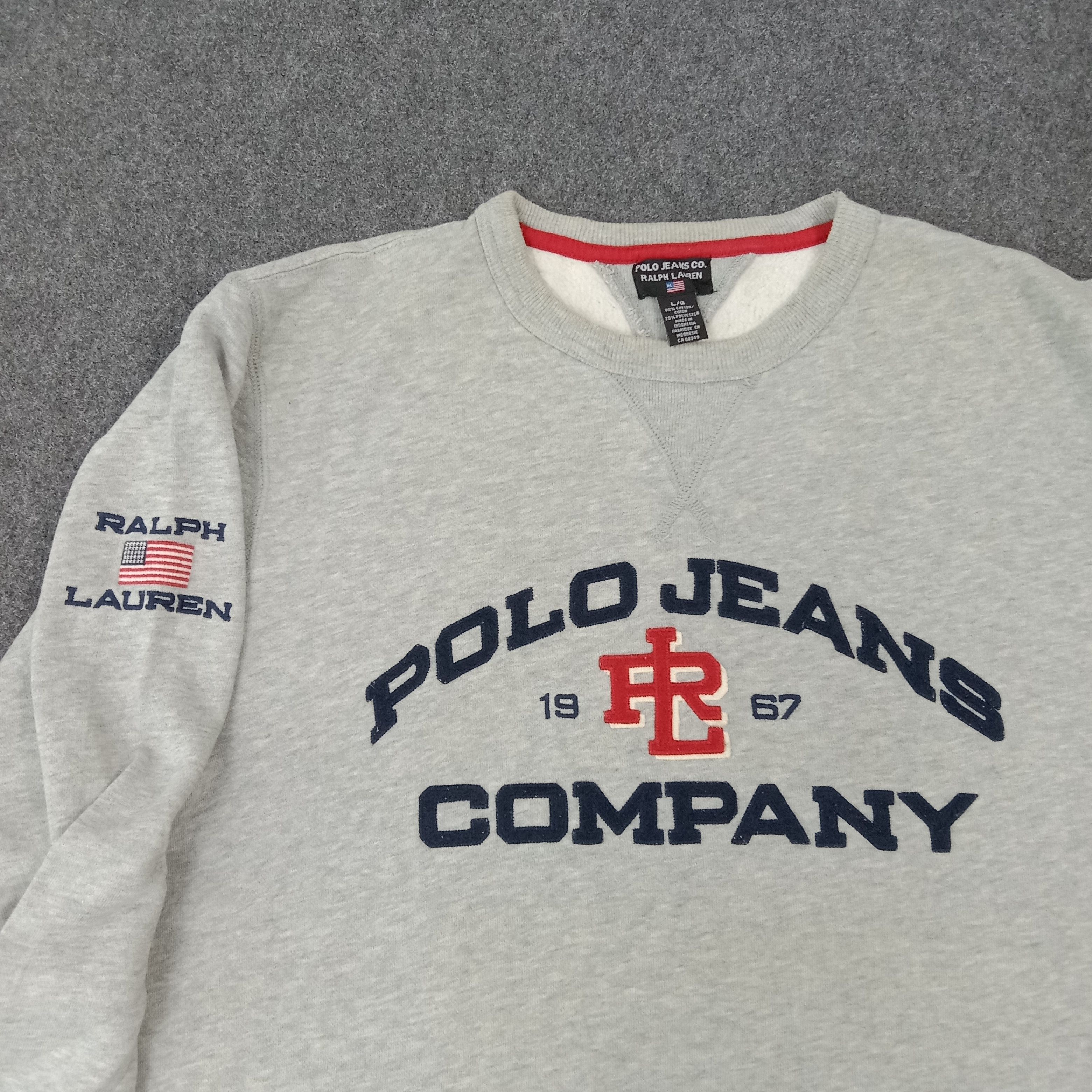 Polo Ralph Lauren Polo Jeans Company by Ralph Lauren Sweatshirt C266N9 Size US XL / EU 56 / 4 - 3 Thumbnail