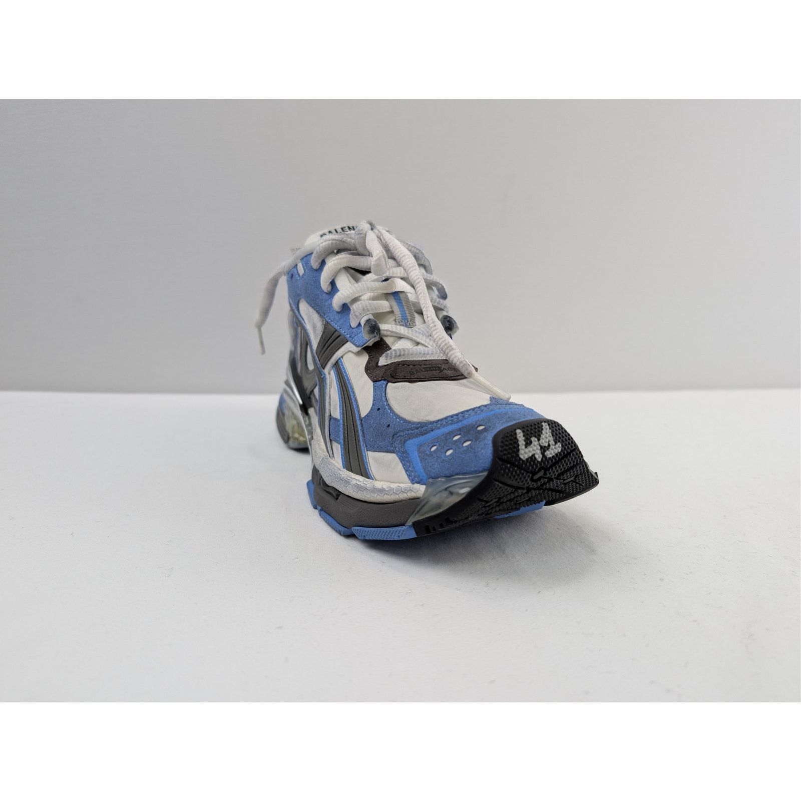 Balenciaga o1rshd1 Q:2 / Nylon Suede Mesh Runner Sneakers in Multicolor Size US 9 / EU 42 - 2 Thumbnail