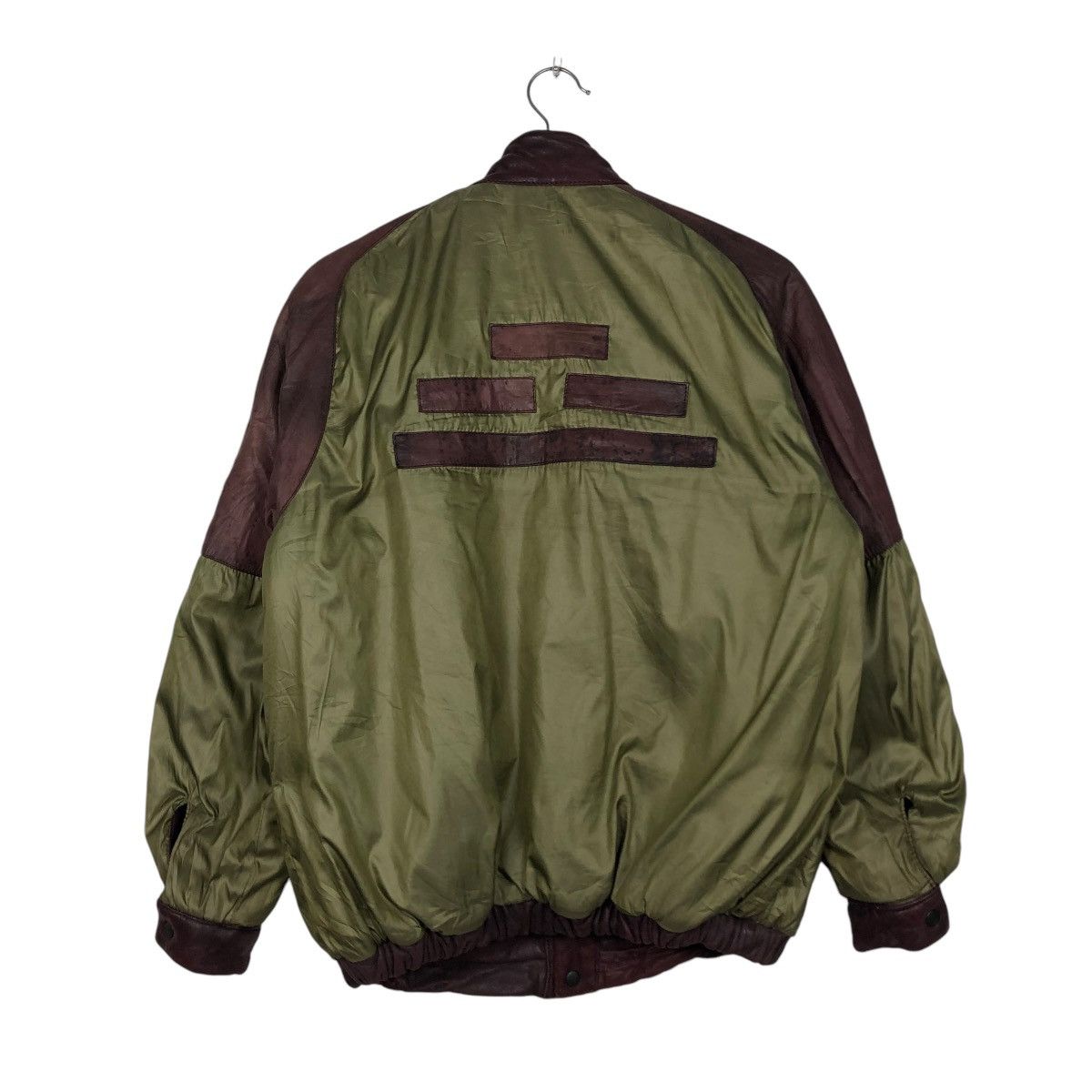 Japanese Brand 🔥VINTAGE BIKER LEATHER JACKET REVERSIBLE FOCARDI ITALY Size US M / EU 48-50 / 2 - 18 Thumbnail