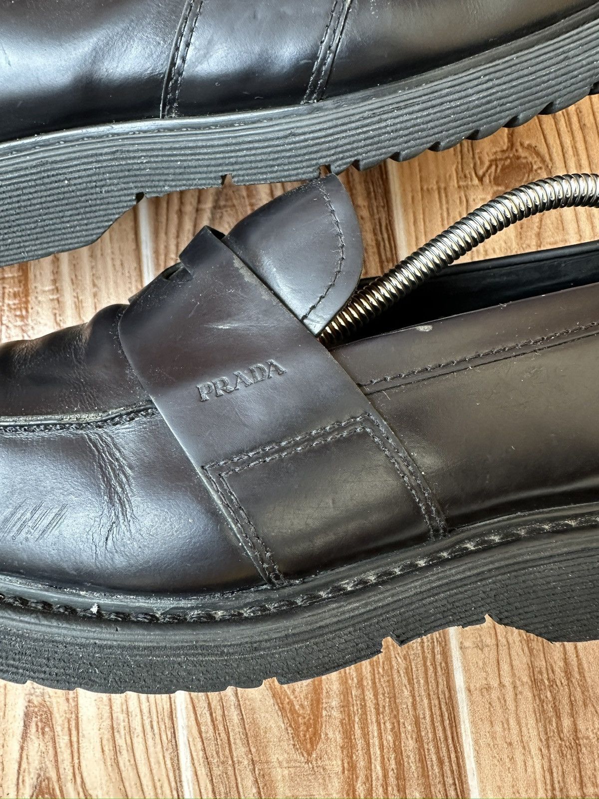 Prada Prada Penny Loafers Size US 10 / EU 43 - 15 Thumbnail