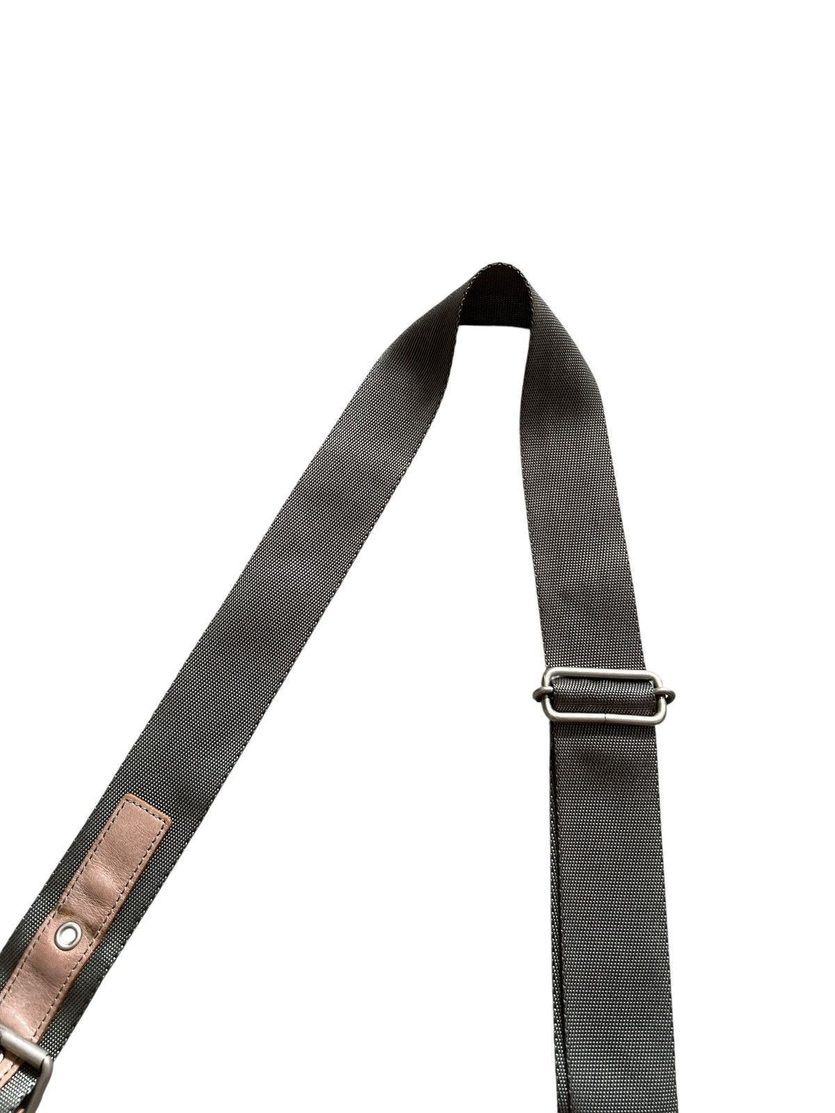 Yohji Yamamoto Yohji Yamamoto Y’SACCS Leather + Canvas Sling Bag Size ONE SIZE - 3 Thumbnail