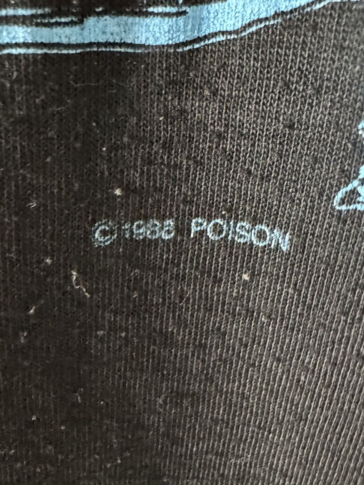 Vintage Vintage Poison Band Tshirt Size US XL / EU 56 / 4 - 4 Thumbnail
