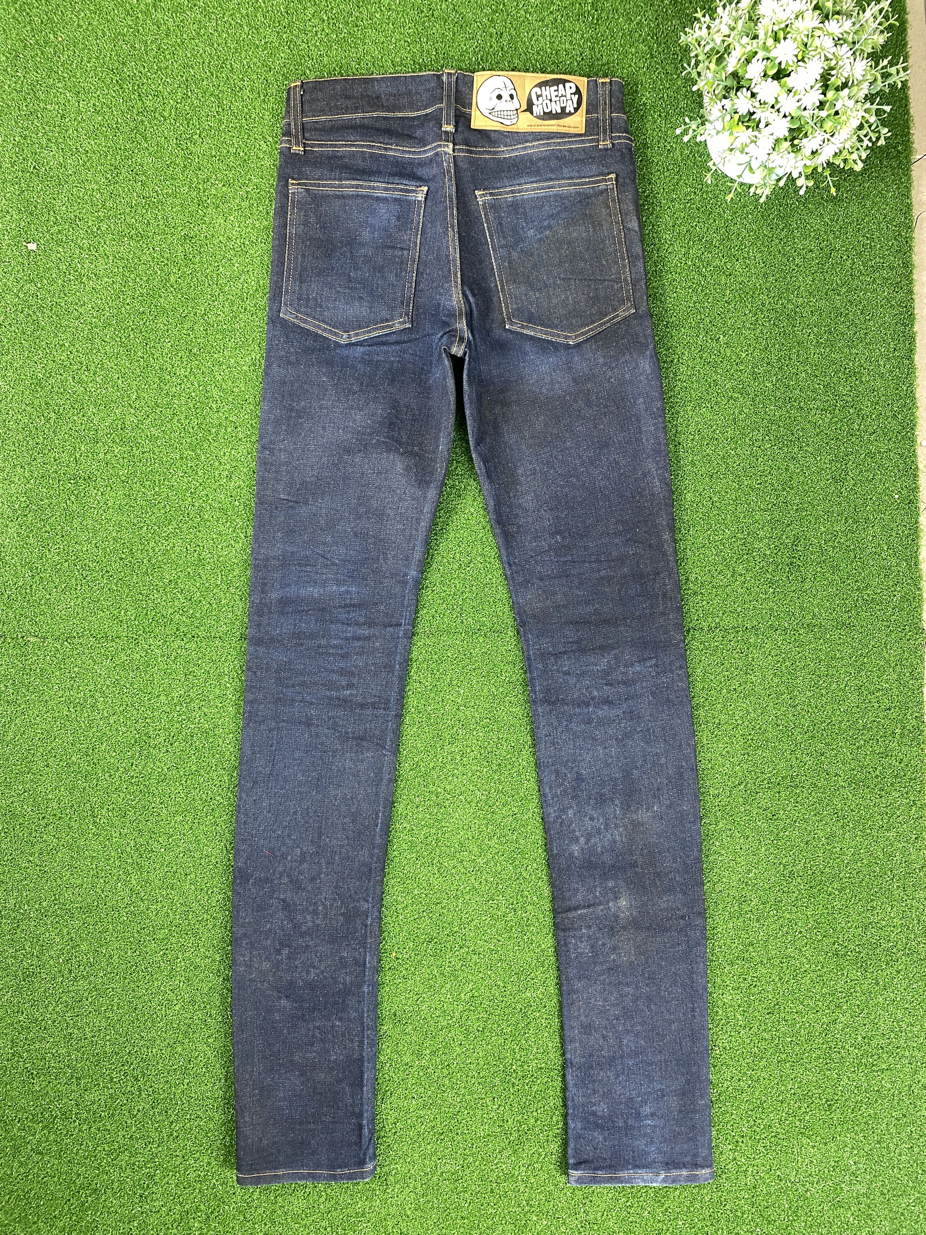 Cheap Monday Vintage Cheap Monday Straight Cut Black Jeans CP0072 Size US 28 / EU 44 - 8 Thumbnail