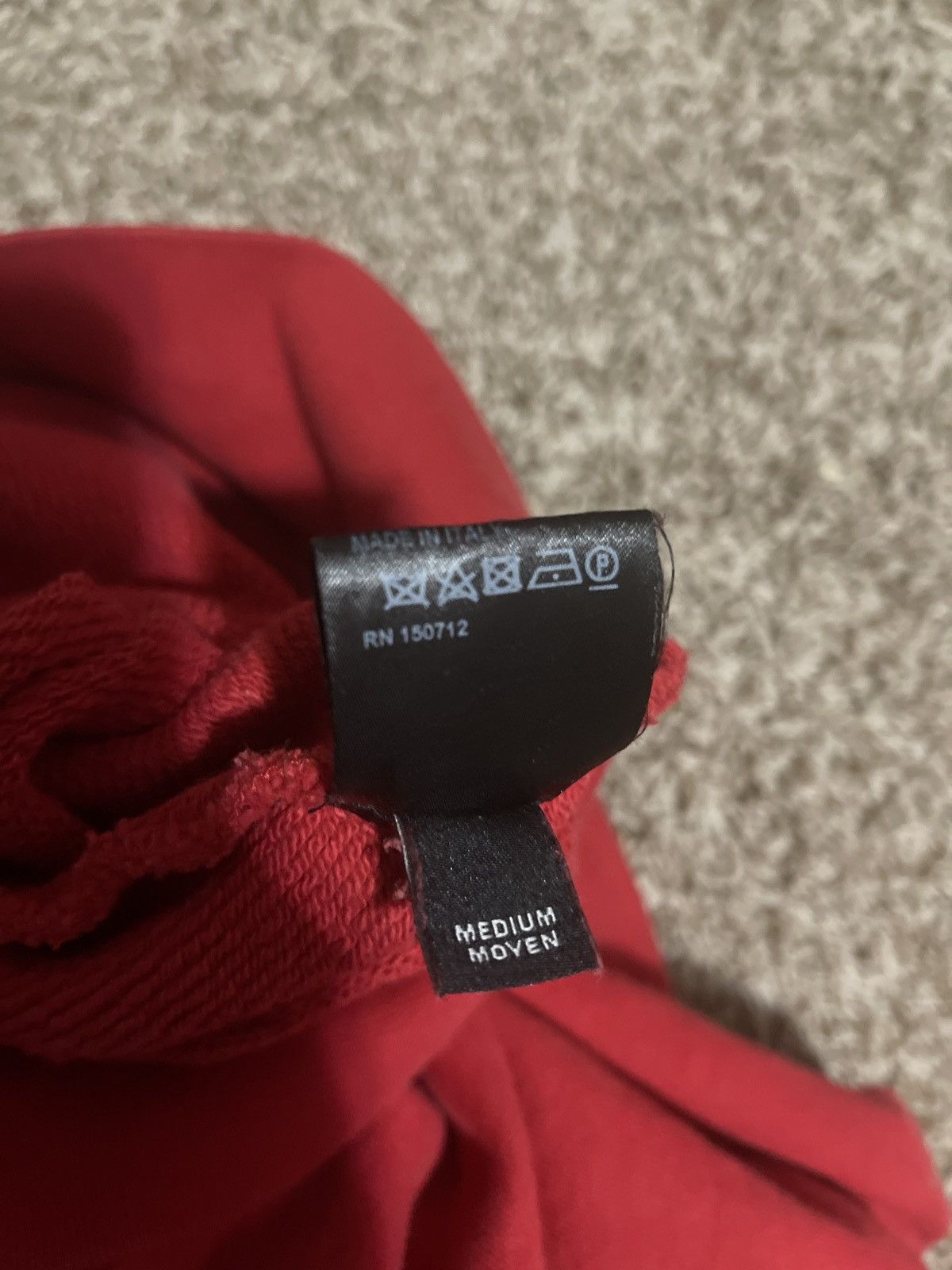 Amiri Red MA Core Hoodie Size US M / EU 48-50 / 2 - 7 Thumbnail