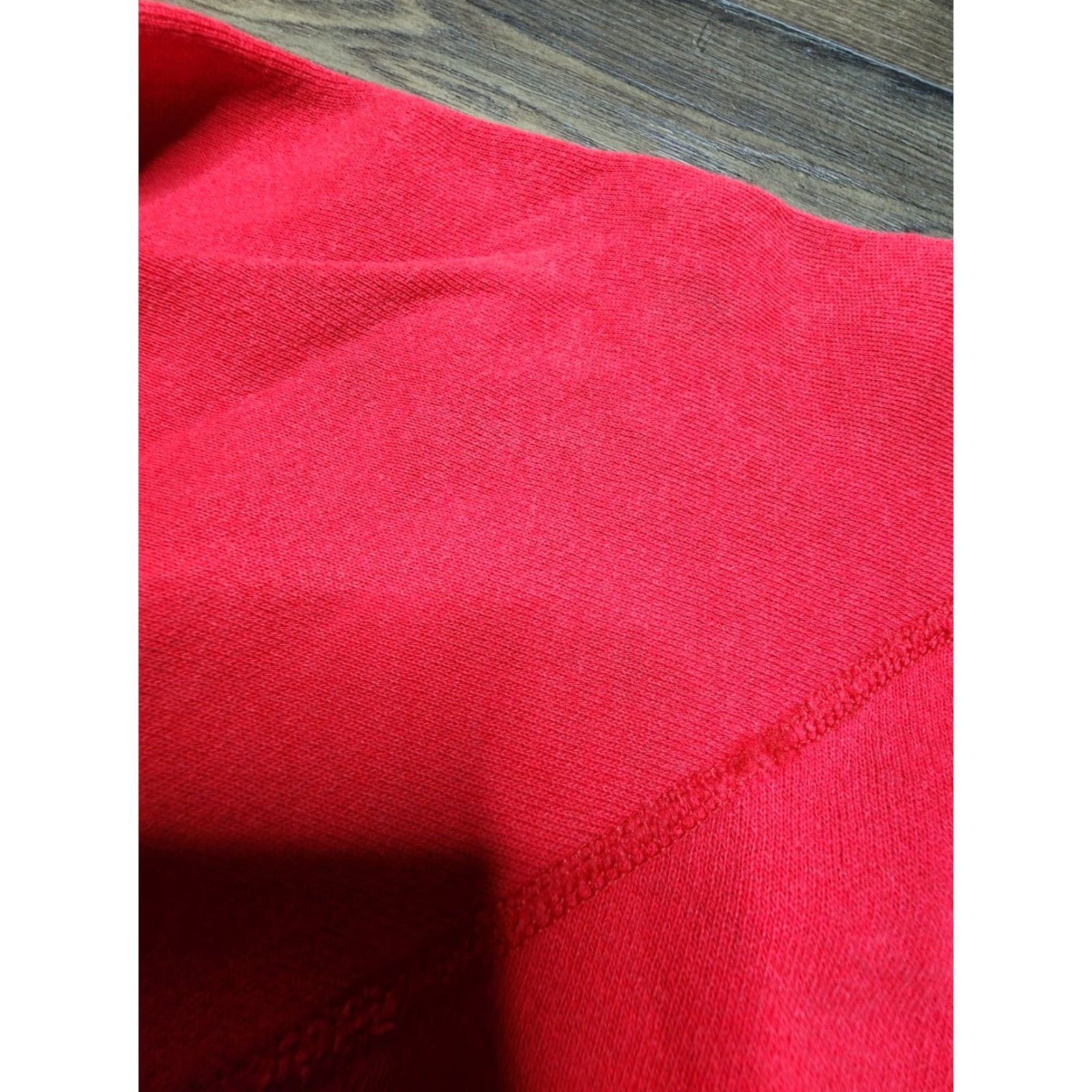 Hanes VINTAGE Hanes Her Way Sweatshirt Raglan Crewneck 90s Womens XL Red Blank Crew Neck, Blended Cotton/Acrylic, Athleisure, All Seasons, Activewear, Women Size XL / US 12-14 / IT 48-50 - 4 Thumbnail