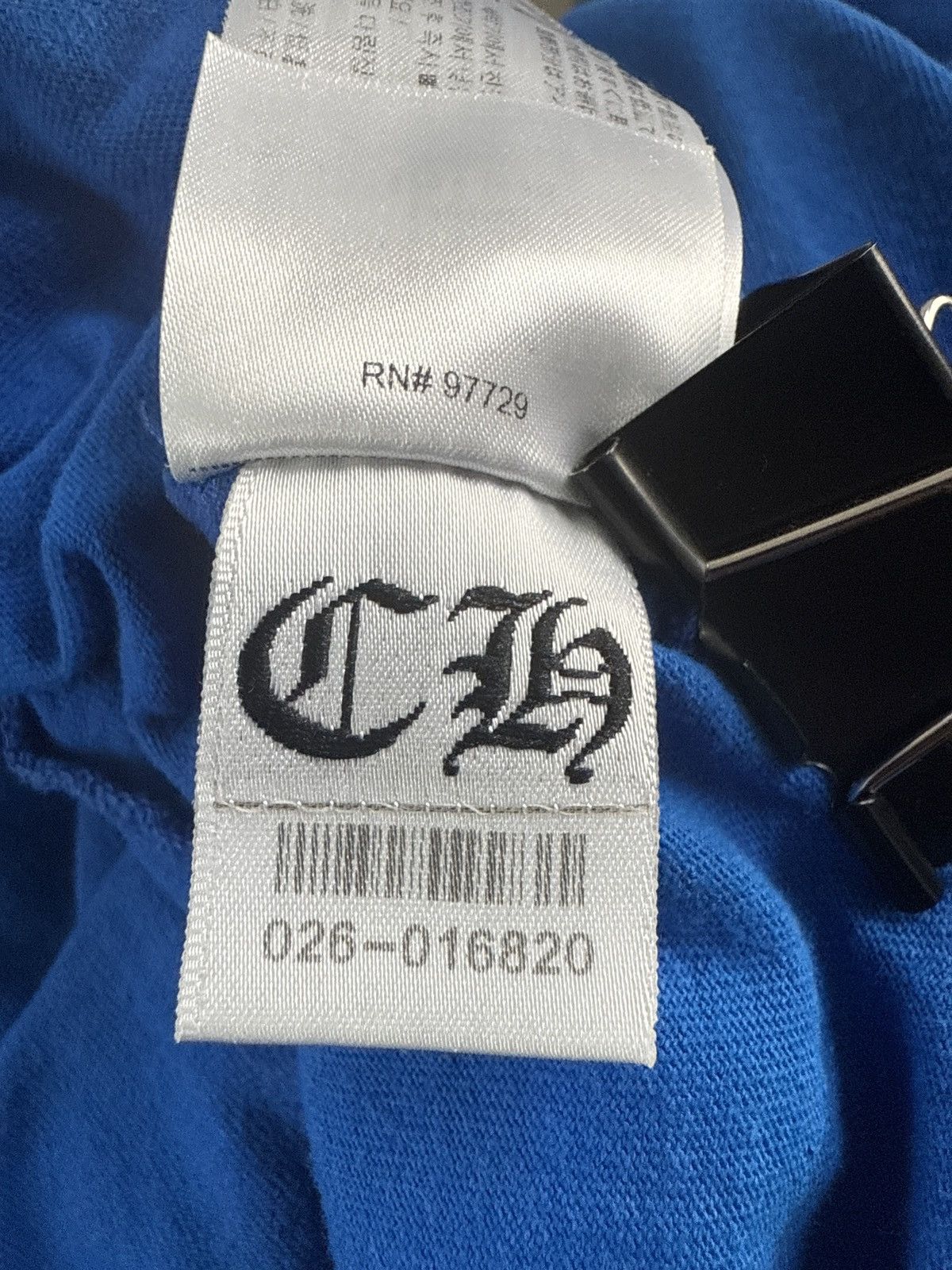 Chrome Hearts CHROME HEARTS MATTY BOY SPACE LONG SLEEVE T SHIRT BLUE Size US L / EU 52-54 / 3 - 9 Thumbnail