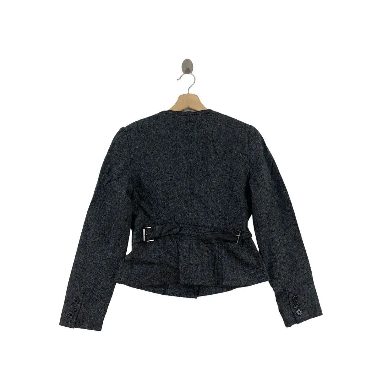 Michael Kors Vintage MICHAEL KORS Collection Belt Tweed Jacket Coat Size S / US 4 / IT 40 - 3 Thumbnail