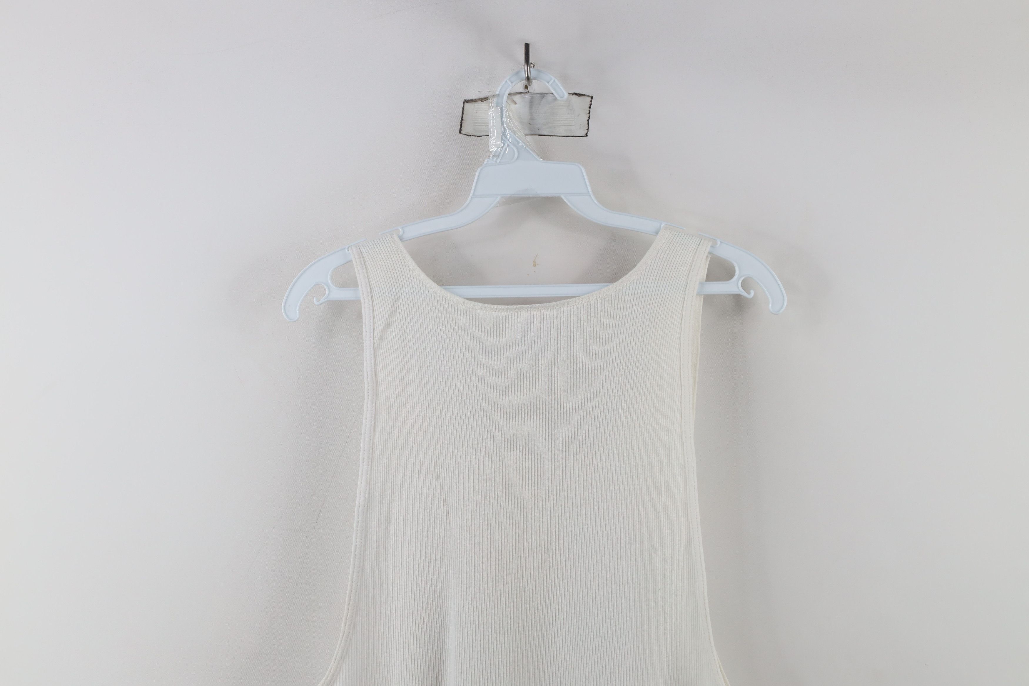 Vintage Vintage 90s Streetwear Wife Beater Tank Top T-Shirt White Size US XXL / EU 58 / 5 - 9 Thumbnail