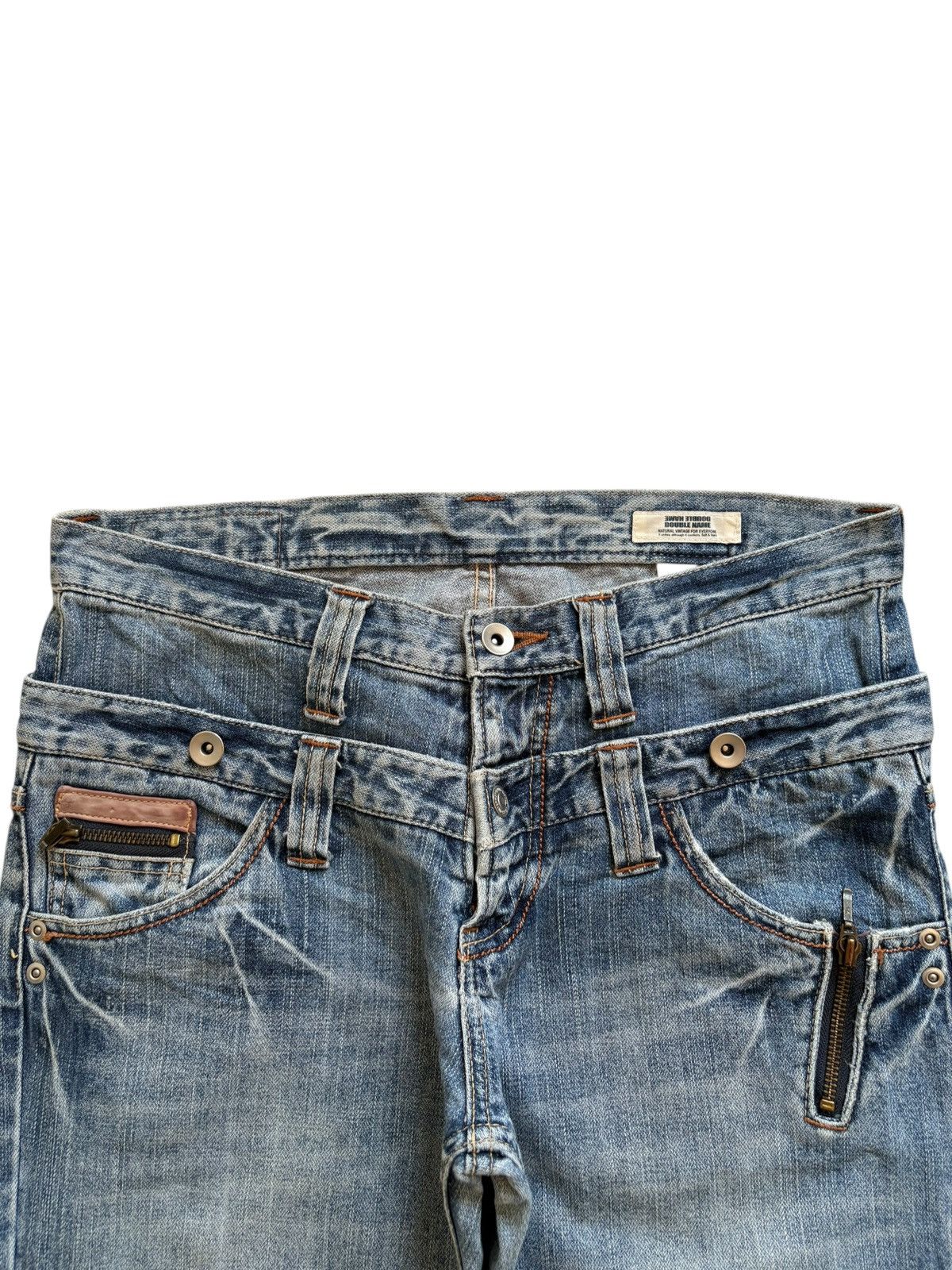 Japanese Brand Vintage Japanese Brand Double Waist Bush Pant Jeans Size US 32 / EU 48 - 4 Thumbnail