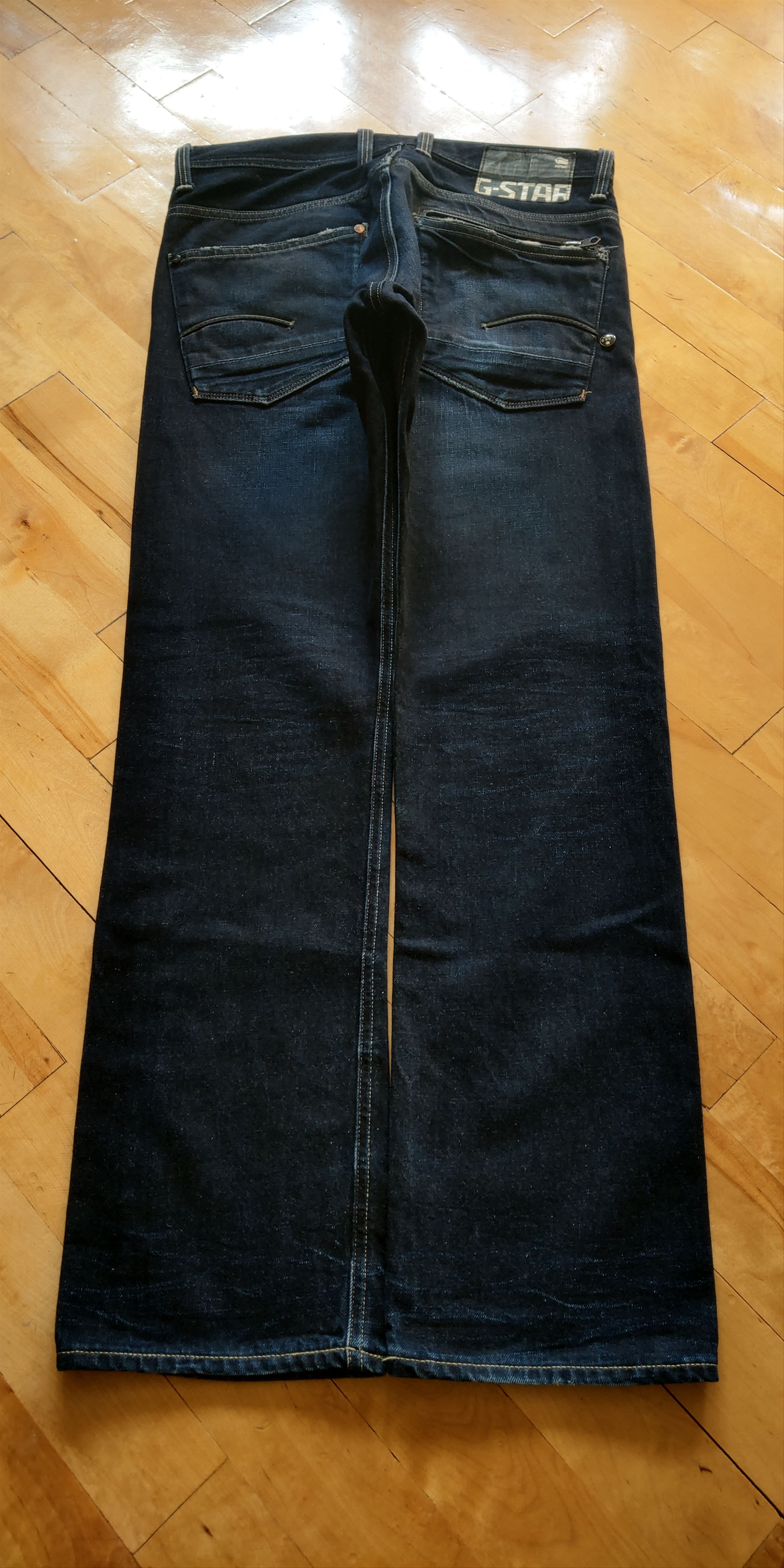 G-Star Skinny Baggy Stacked Pants Semi Flared Alt Neo Denim Goth 32 Size US 32 / EU 48 - 7 Thumbnail