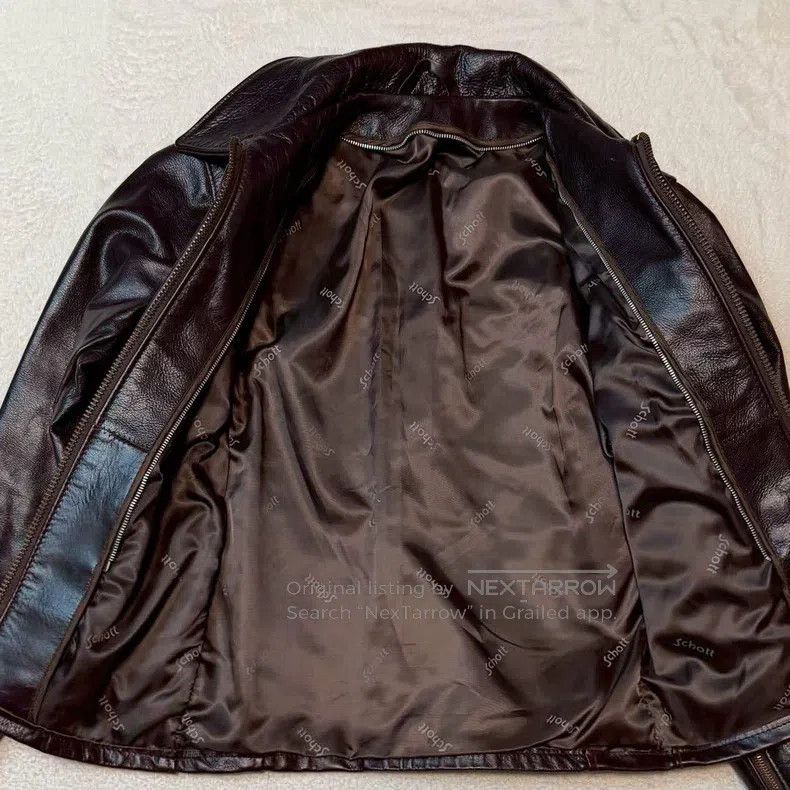 Schott Schott 643EVS locomotive leather jacket Size US M / EU 48-50 / 2 - 3 Thumbnail