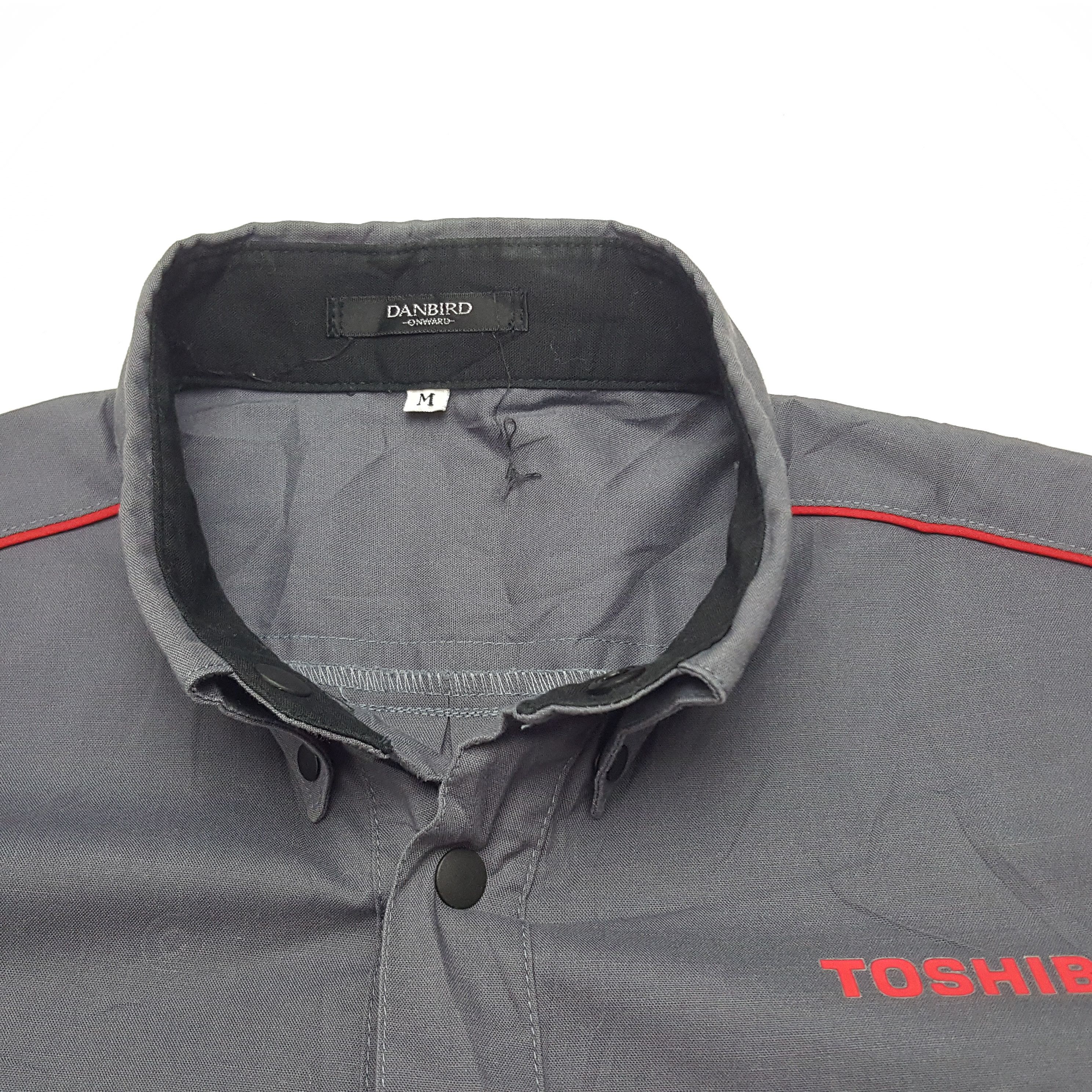 Vintage Vintage Toshiba Japanese Electronic Staff Shirt Button Up Size US L / EU 52-54 / 3 - 4 Thumbnail