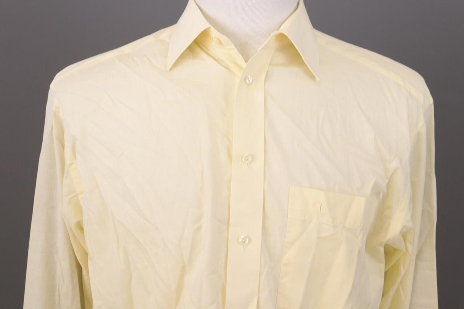 Eton Eton Vintage Yellow Long Sleeve Button Down Shirt Size US M / EU 48-50 / 2 - 2 Thumbnail