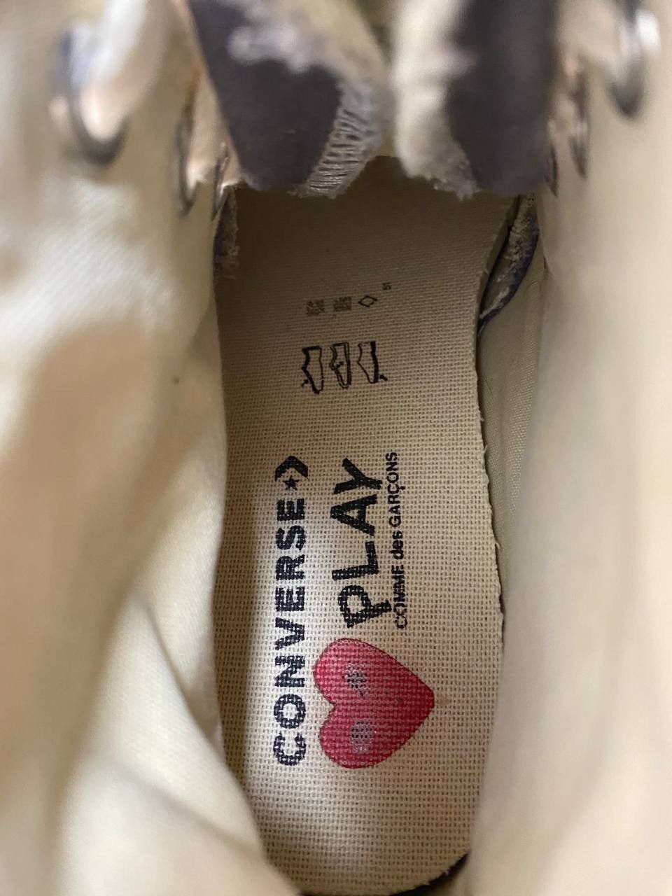 Comme des Garcons PLAY × Converse Comme des Garçons X Converse High-TOP Size US 5 / EU 37 - 9 Thumbnail