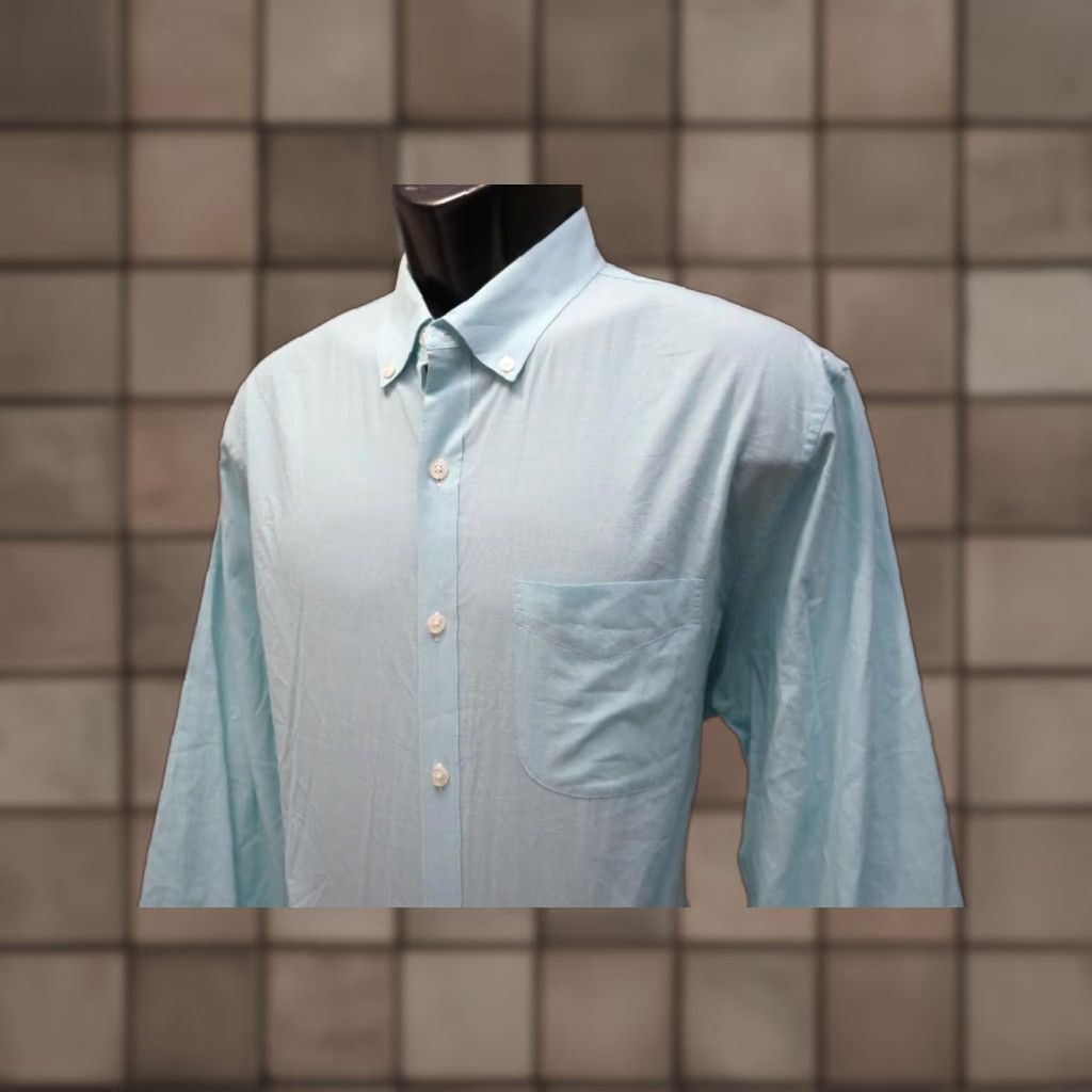 Bonobos Dress Shirt Button-Up Blue Long Sleeve Mens Sz Large Standard Fit -  threedaughtersproperties.com